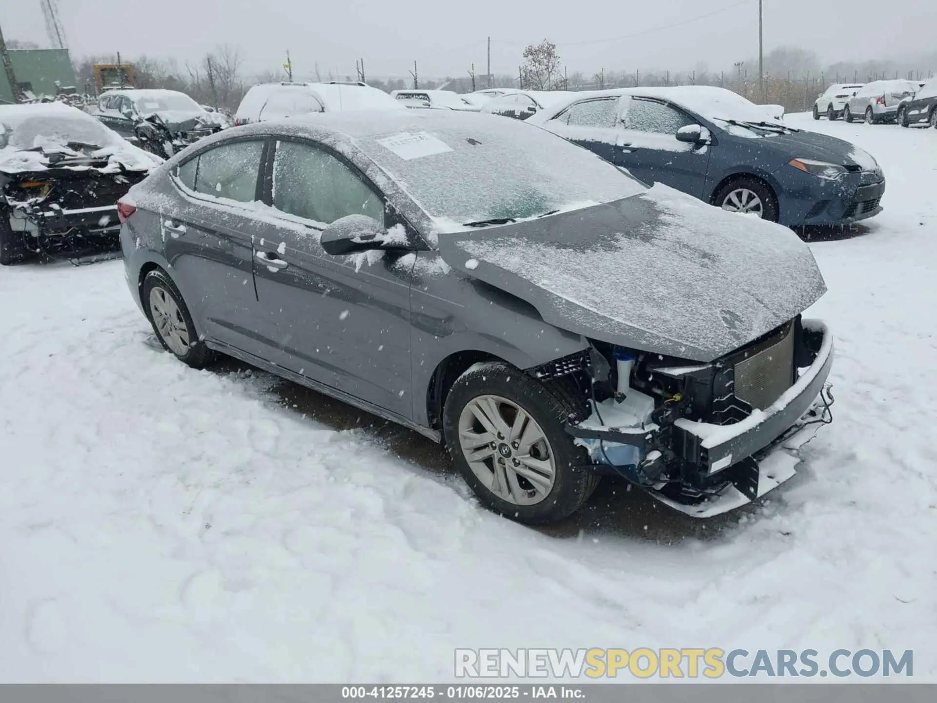 1 Photograph of a damaged car 5NPD84LF4LH525877 HYUNDAI ELANTRA 2020