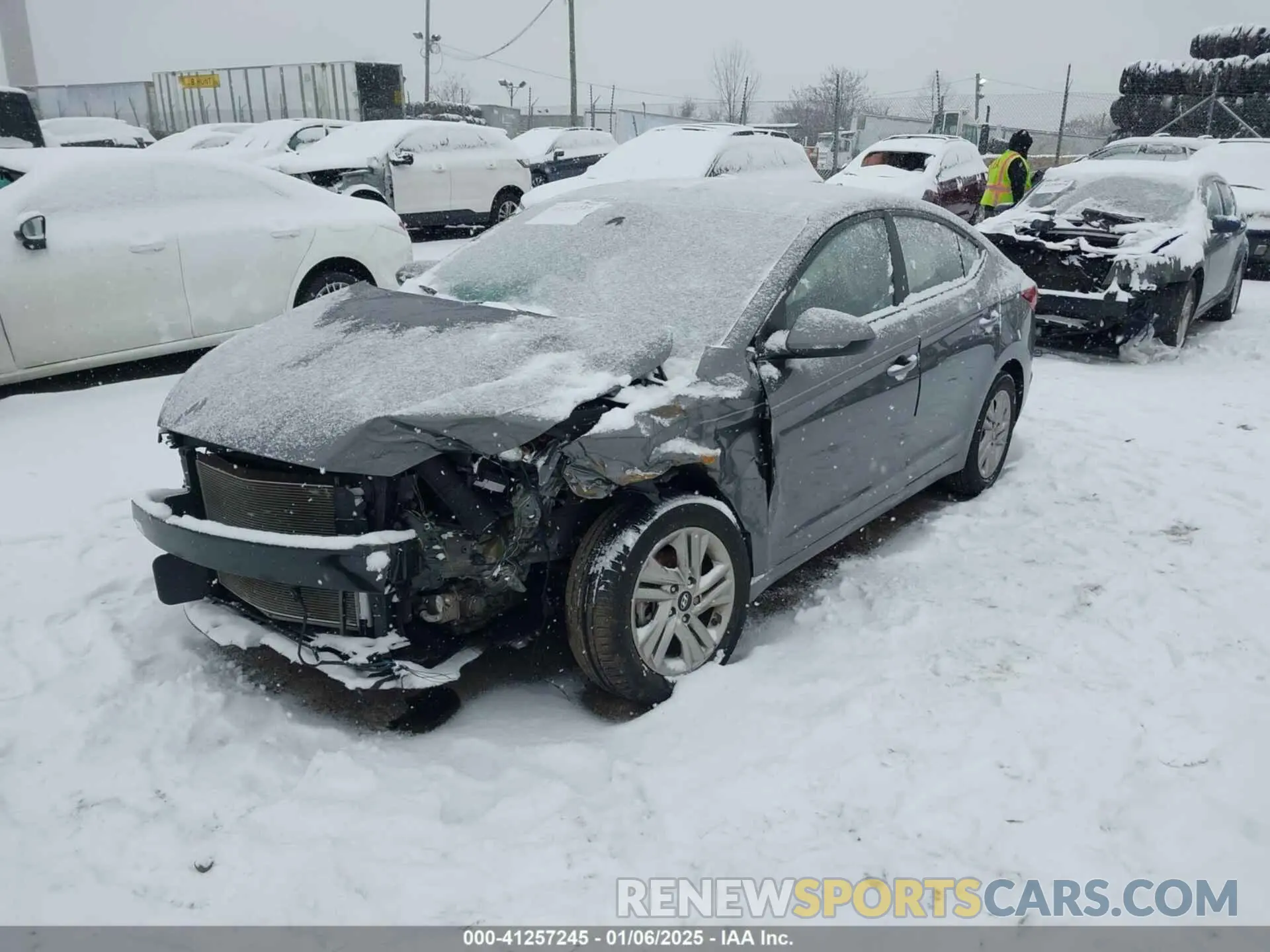2 Photograph of a damaged car 5NPD84LF4LH525877 HYUNDAI ELANTRA 2020