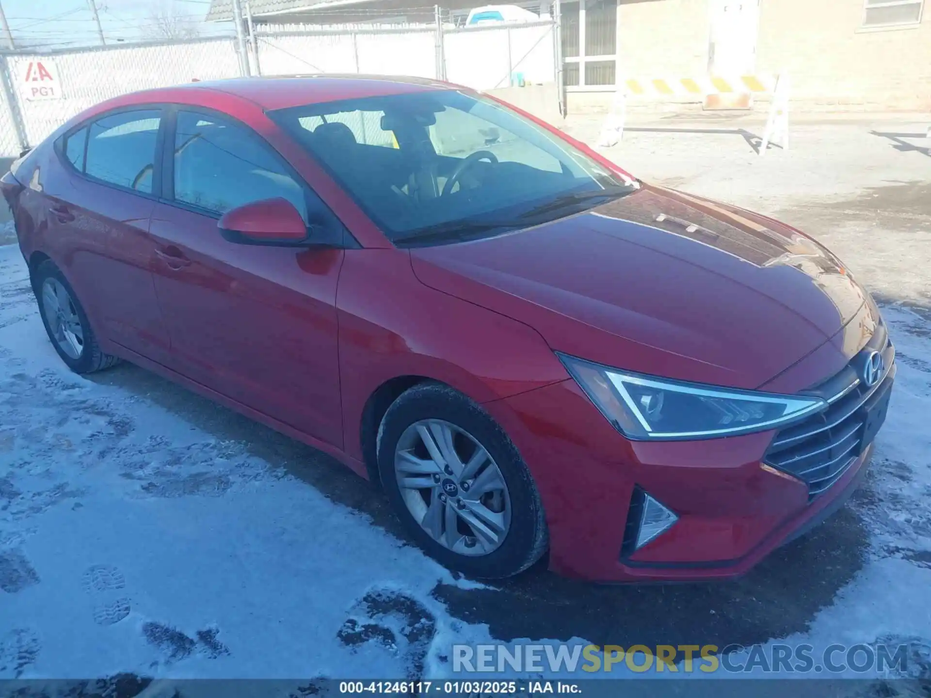 1 Photograph of a damaged car 5NPD84LF4LH527323 HYUNDAI ELANTRA 2020