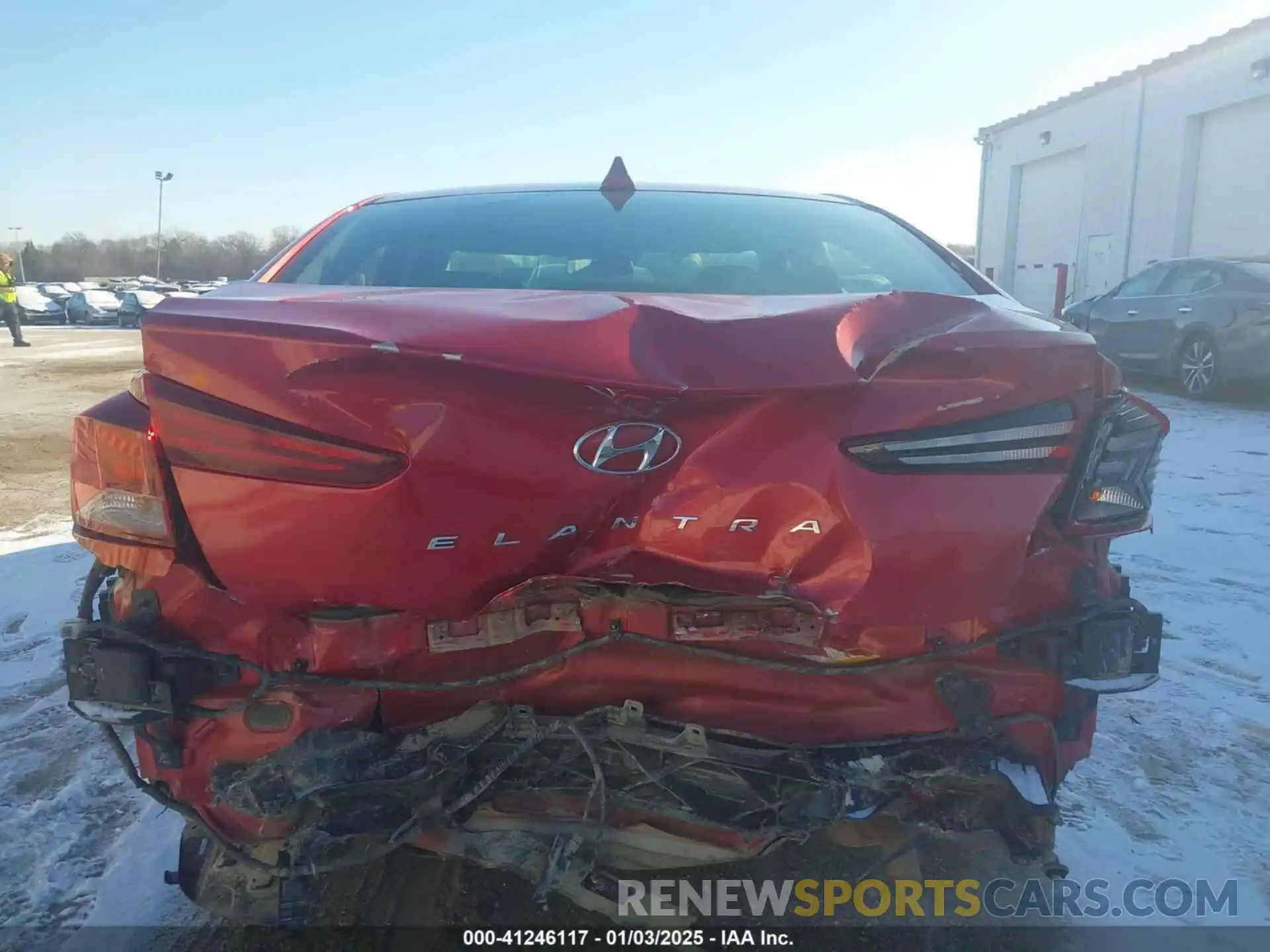 17 Photograph of a damaged car 5NPD84LF4LH527323 HYUNDAI ELANTRA 2020