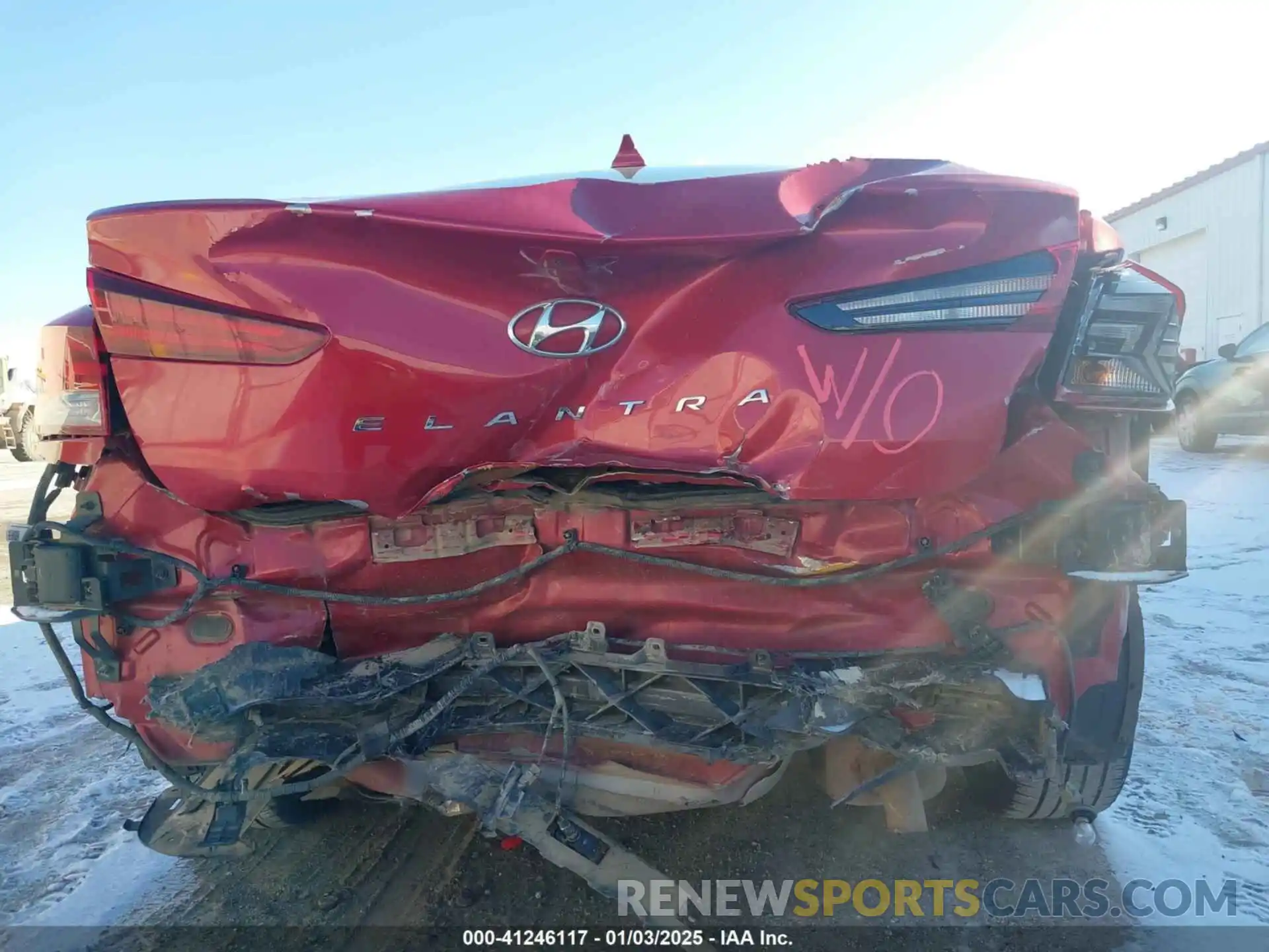 6 Photograph of a damaged car 5NPD84LF4LH527323 HYUNDAI ELANTRA 2020