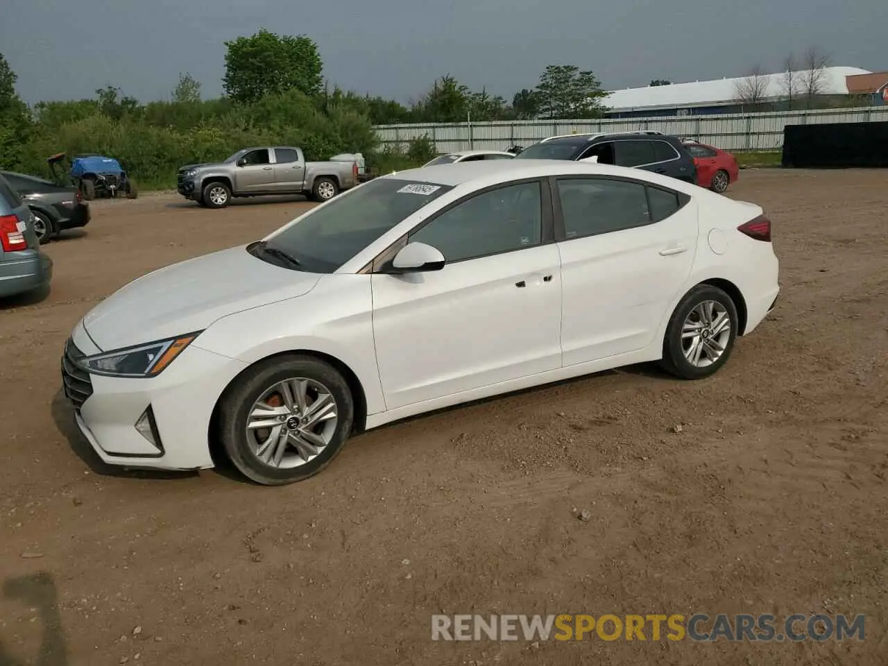 1 Photograph of a damaged car 5NPD84LF4LH561374 HYUNDAI ELANTRA 2020