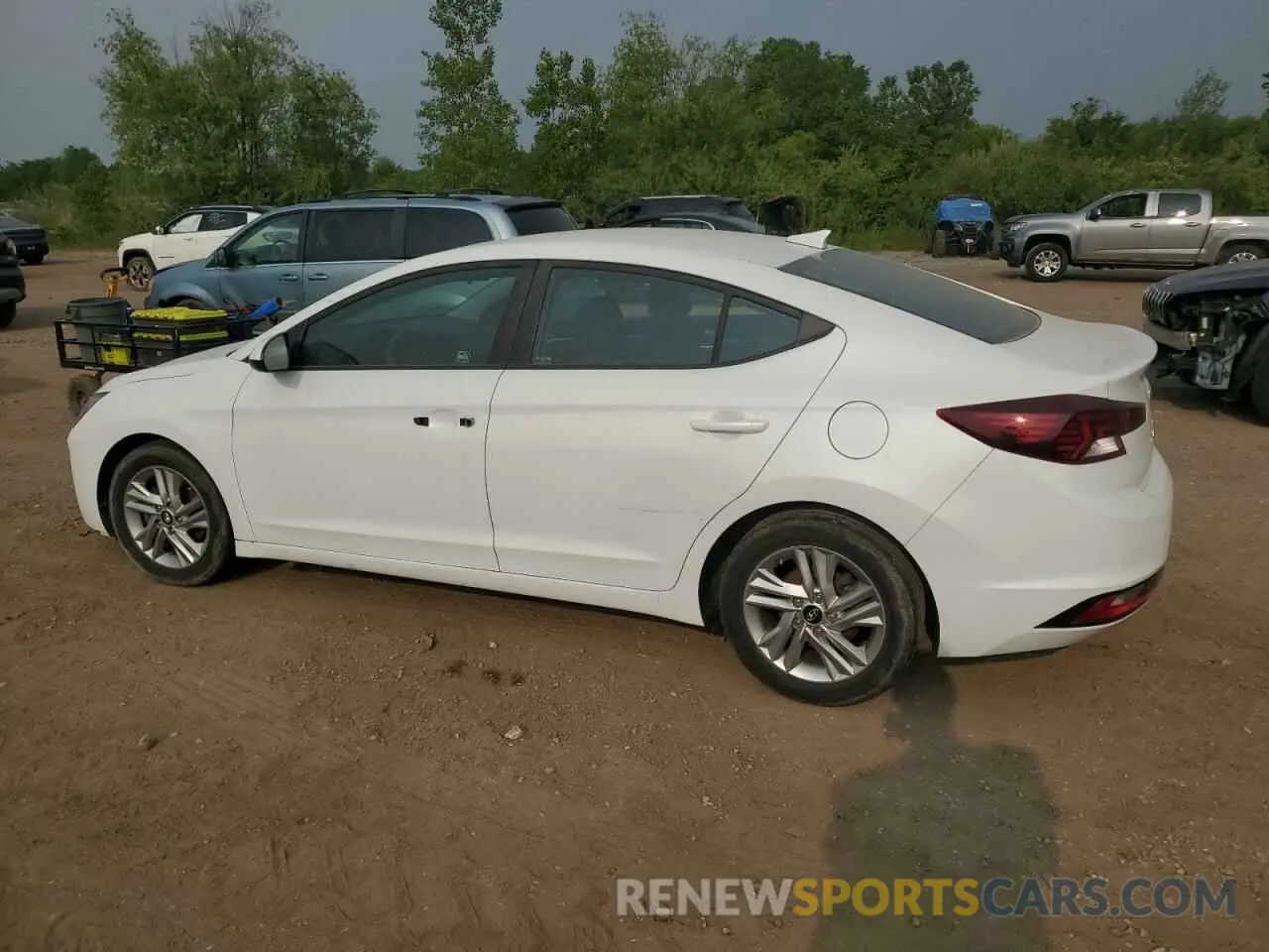 2 Photograph of a damaged car 5NPD84LF4LH561374 HYUNDAI ELANTRA 2020