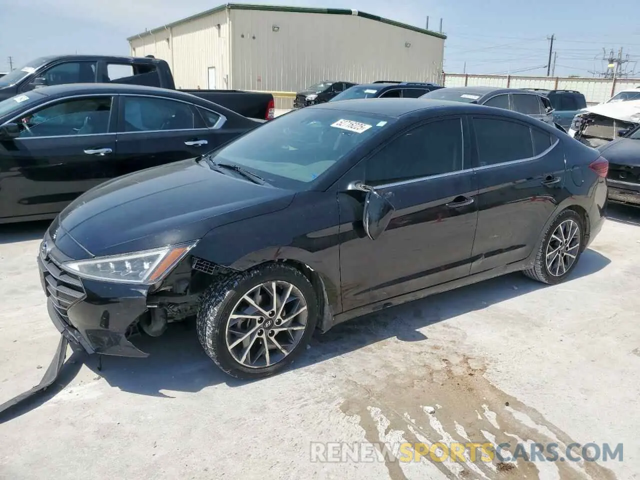 1 Photograph of a damaged car 5NPD84LF4LH562010 HYUNDAI ELANTRA 2020