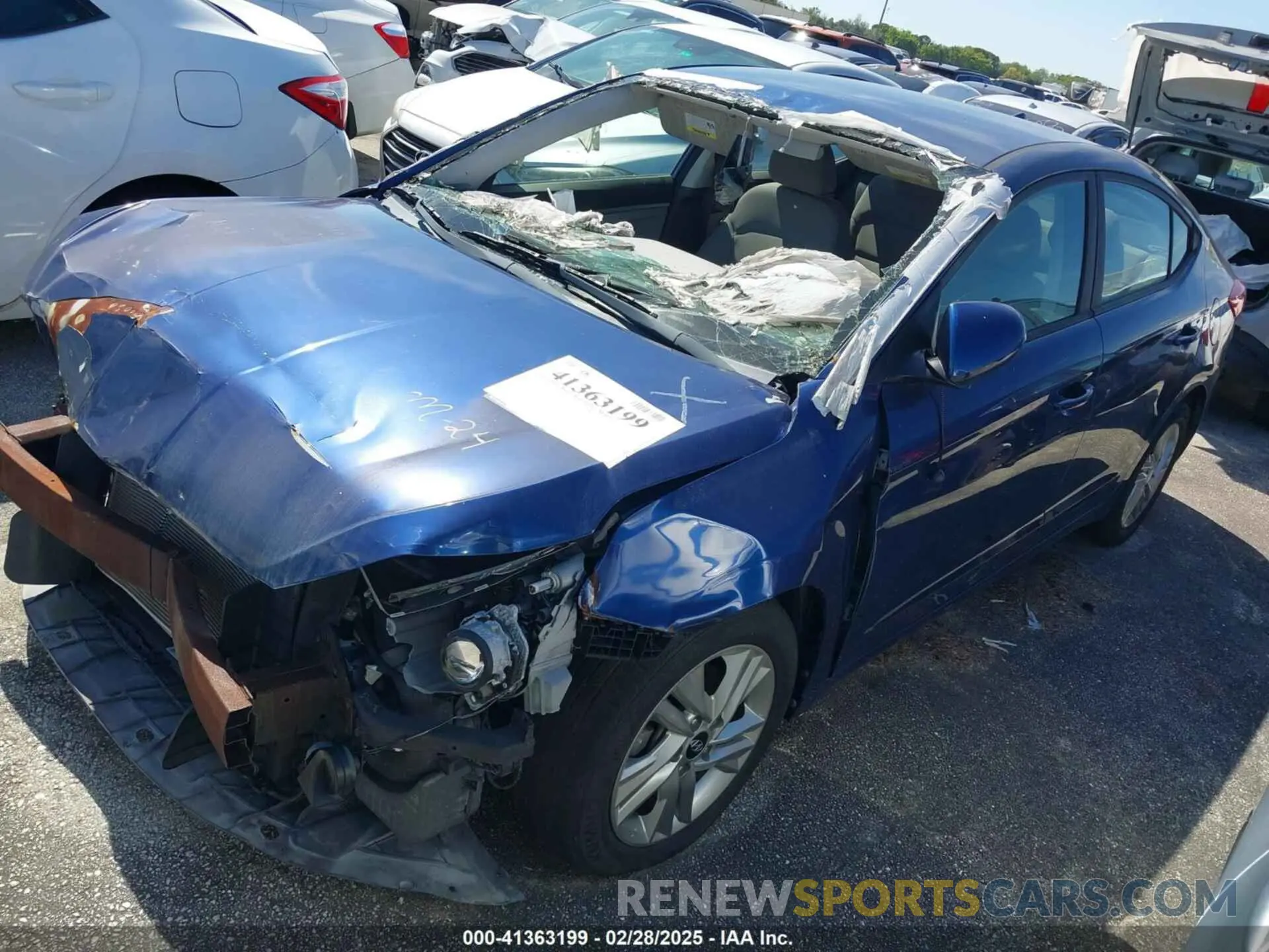 2 Photograph of a damaged car 5NPD84LF4LH567238 HYUNDAI ELANTRA 2020