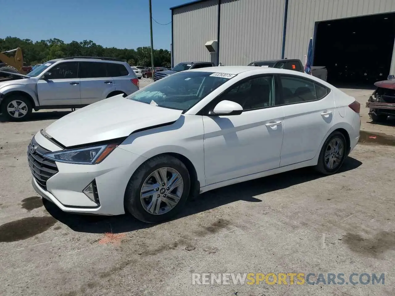 1 Photograph of a damaged car 5NPD84LF4LH596786 HYUNDAI ELANTRA 2020