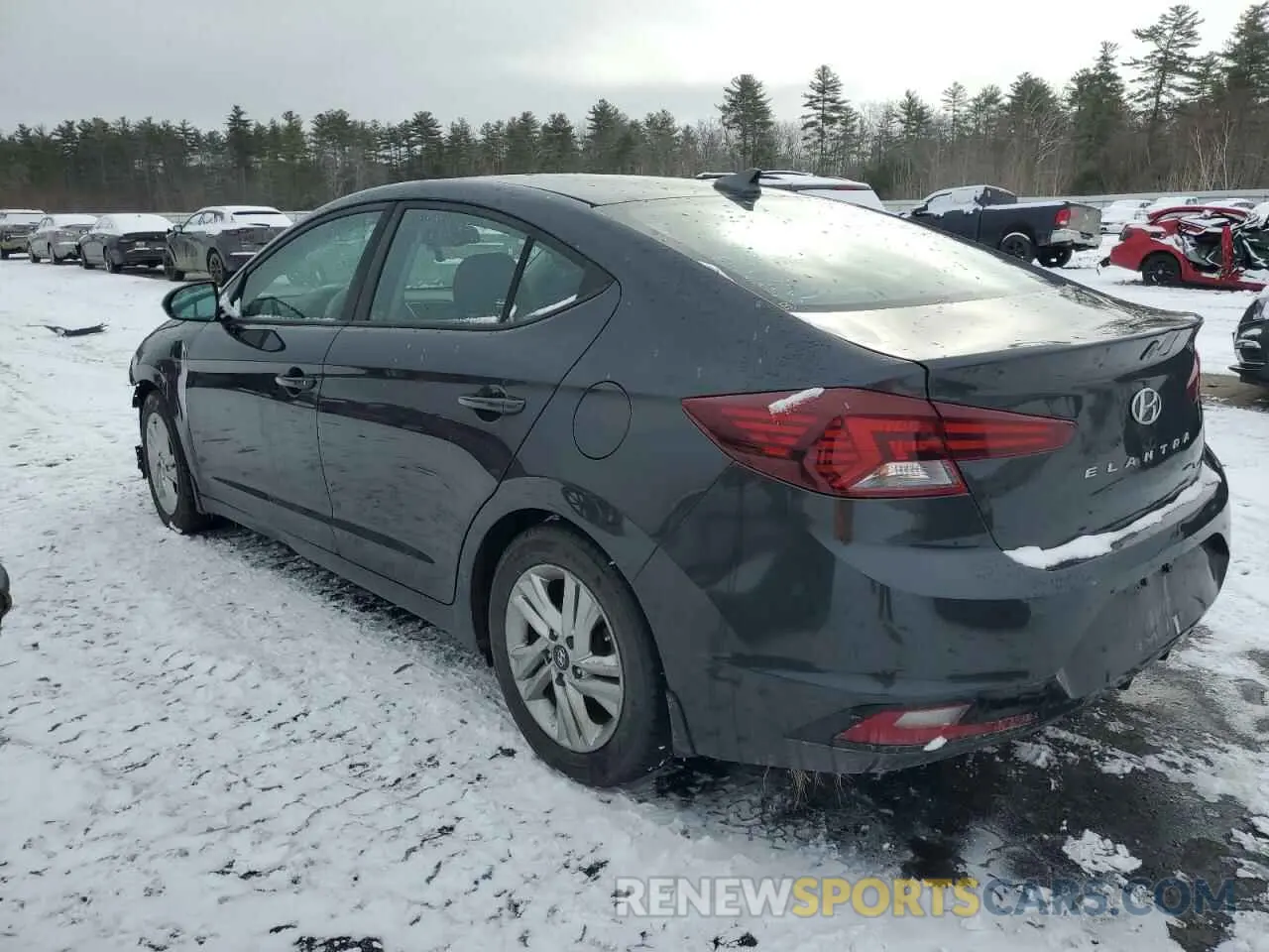 2 Photograph of a damaged car 5NPD84LF4LH605860 HYUNDAI ELANTRA 2020
