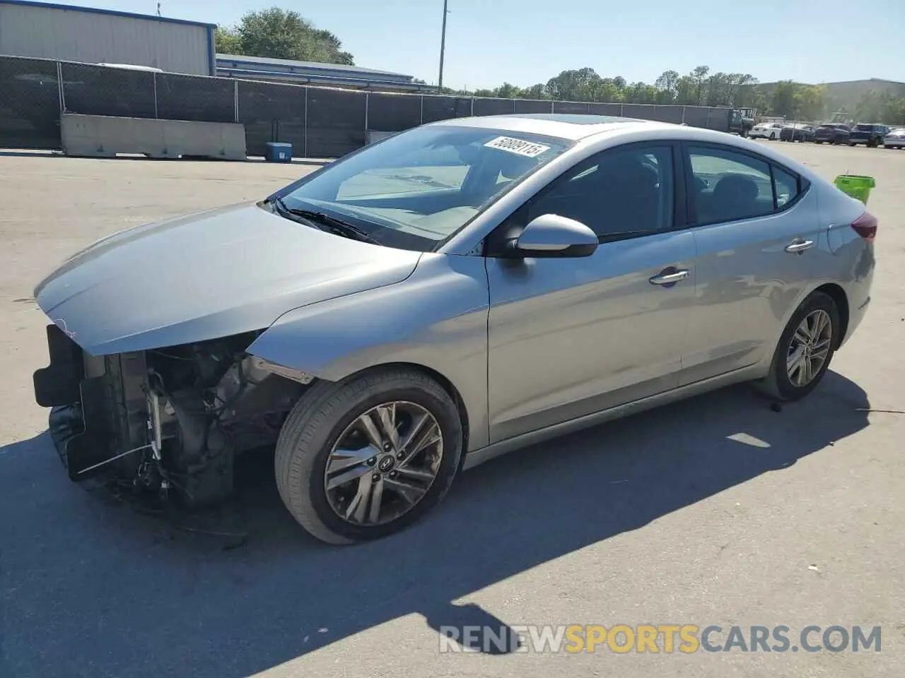 1 Photograph of a damaged car 5NPD84LF4LH618480 HYUNDAI ELANTRA 2020