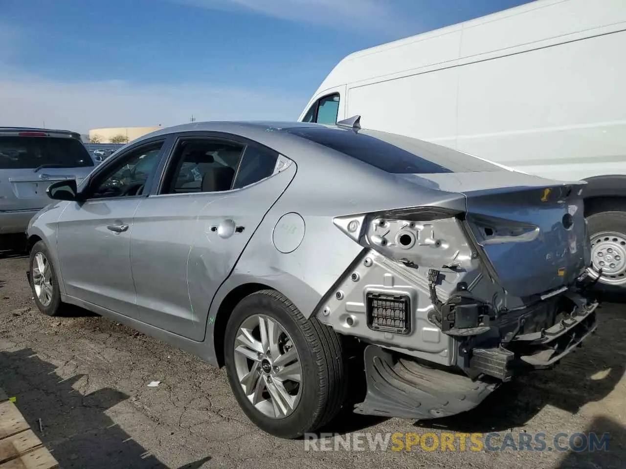 2 Photograph of a damaged car 5NPD84LF4LH620195 HYUNDAI ELANTRA 2020