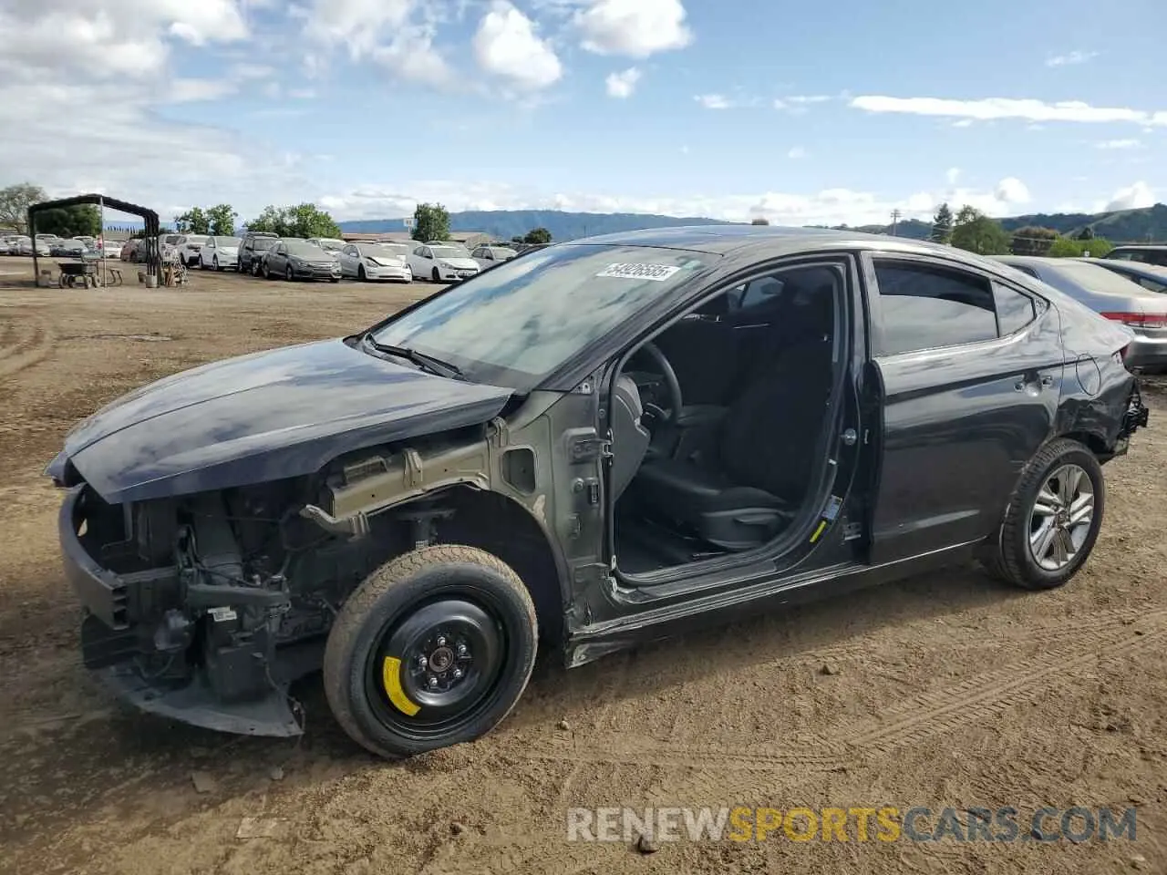 1 Photograph of a damaged car 5NPD84LF4LH627065 HYUNDAI ELANTRA 2020