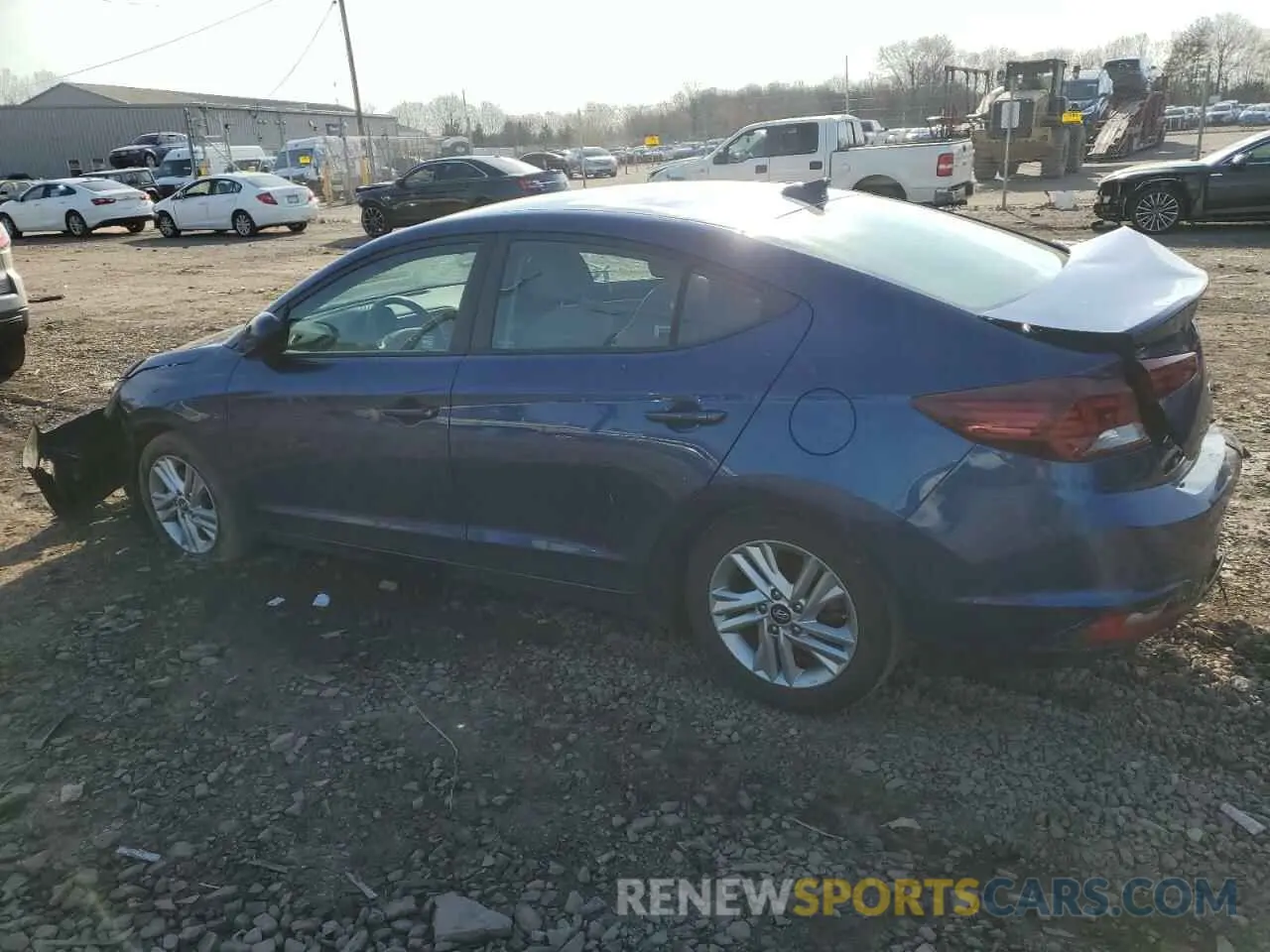 2 Photograph of a damaged car 5NPD84LF4LH631083 HYUNDAI ELANTRA 2020