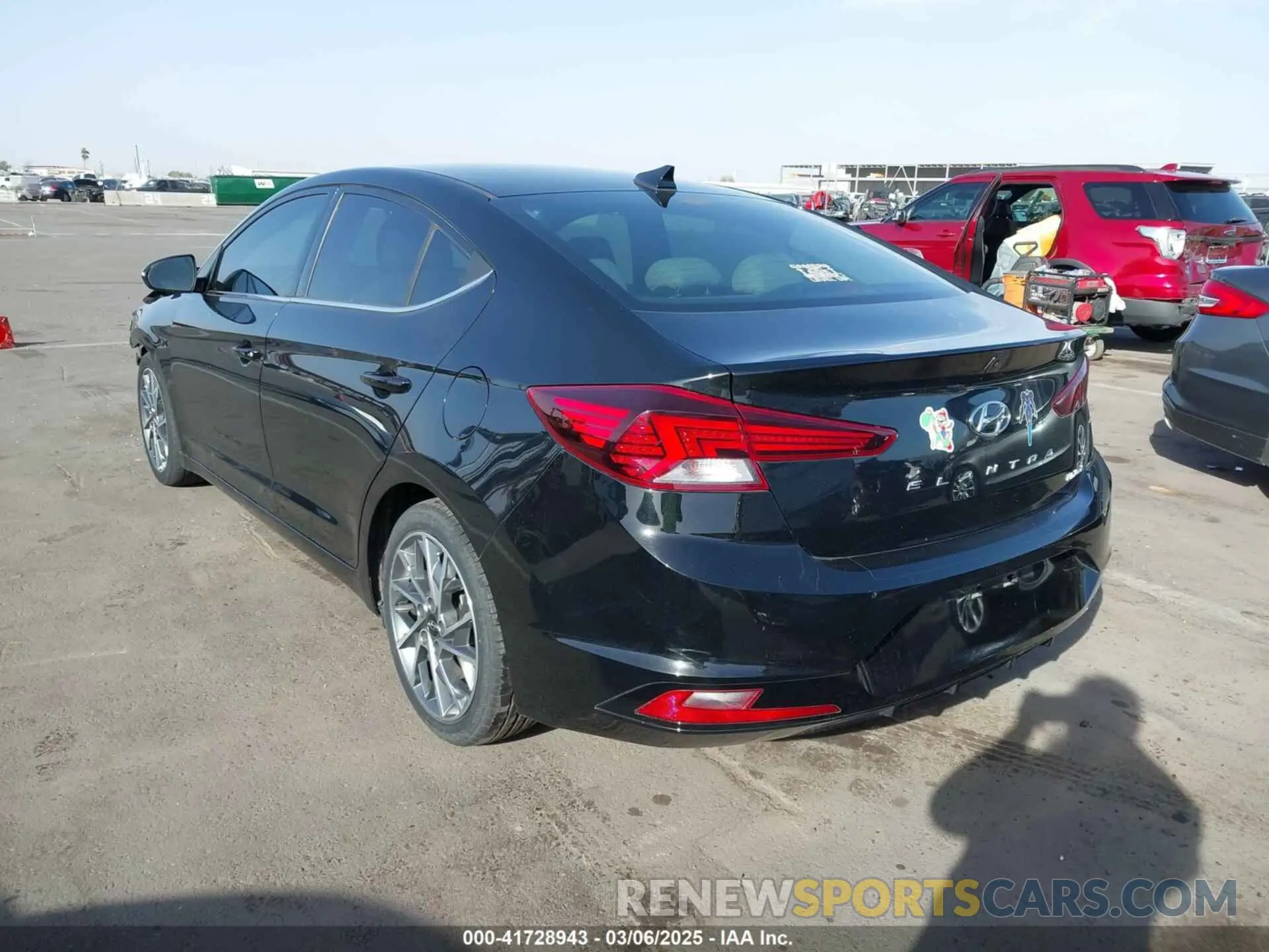 3 Photograph of a damaged car 5NPD84LF5LH517948 HYUNDAI ELANTRA 2020