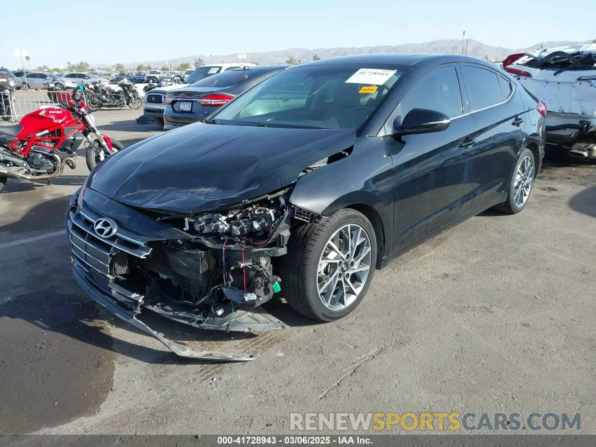 6 Photograph of a damaged car 5NPD84LF5LH517948 HYUNDAI ELANTRA 2020