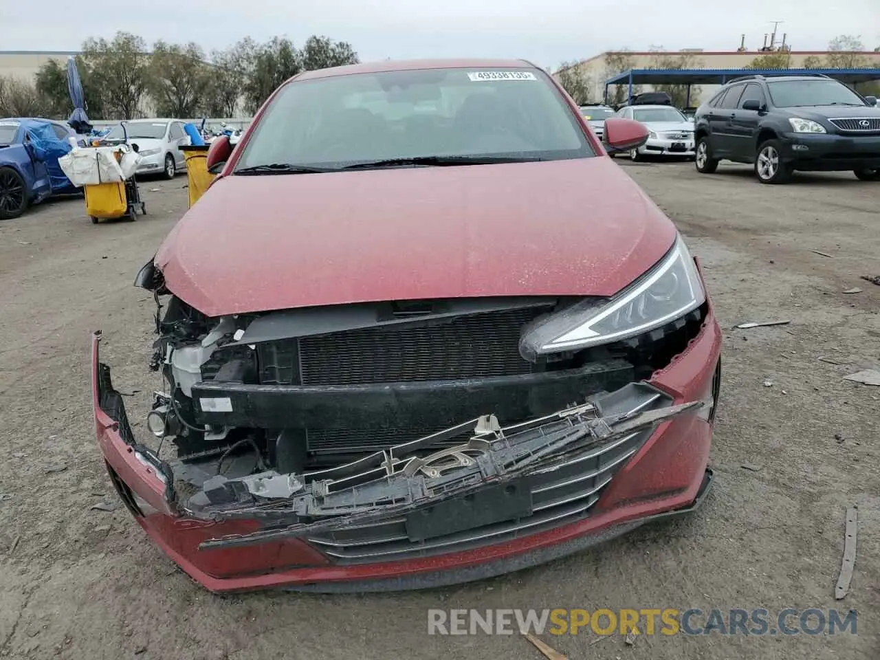 5 Photograph of a damaged car 5NPD84LF5LH519232 HYUNDAI ELANTRA 2020