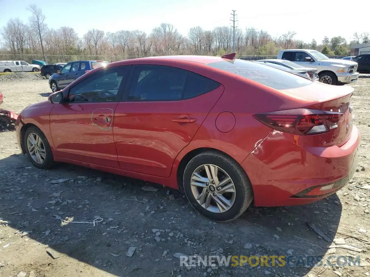 2 Photograph of a damaged car 5NPD84LF5LH523331 HYUNDAI ELANTRA 2020