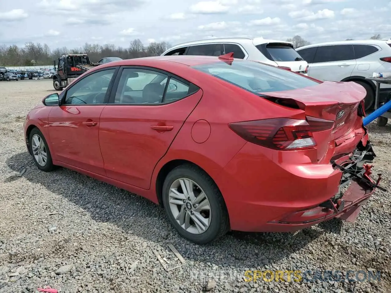2 Photograph of a damaged car 5NPD84LF5LH551758 HYUNDAI ELANTRA 2020