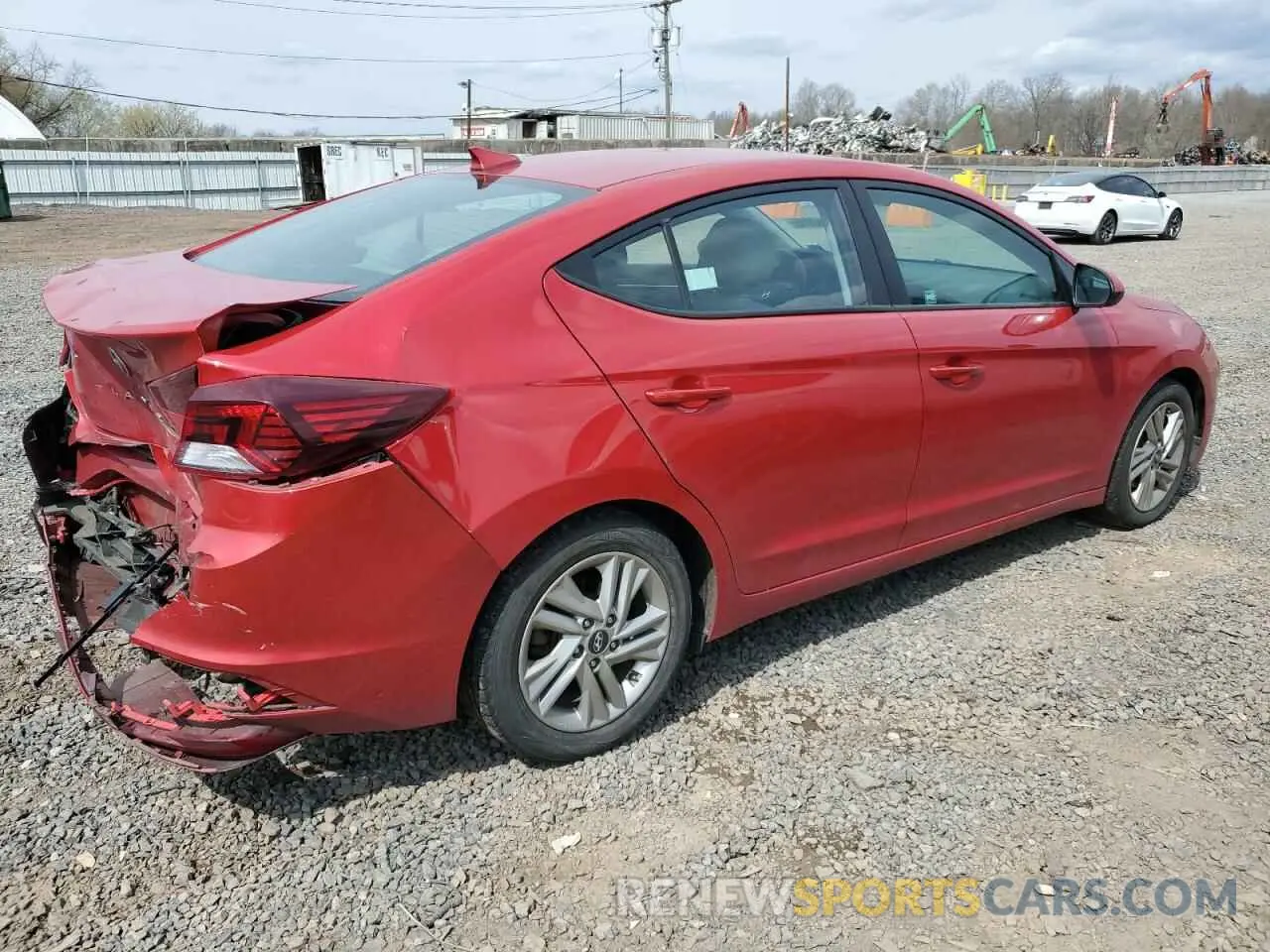 3 Photograph of a damaged car 5NPD84LF5LH551758 HYUNDAI ELANTRA 2020