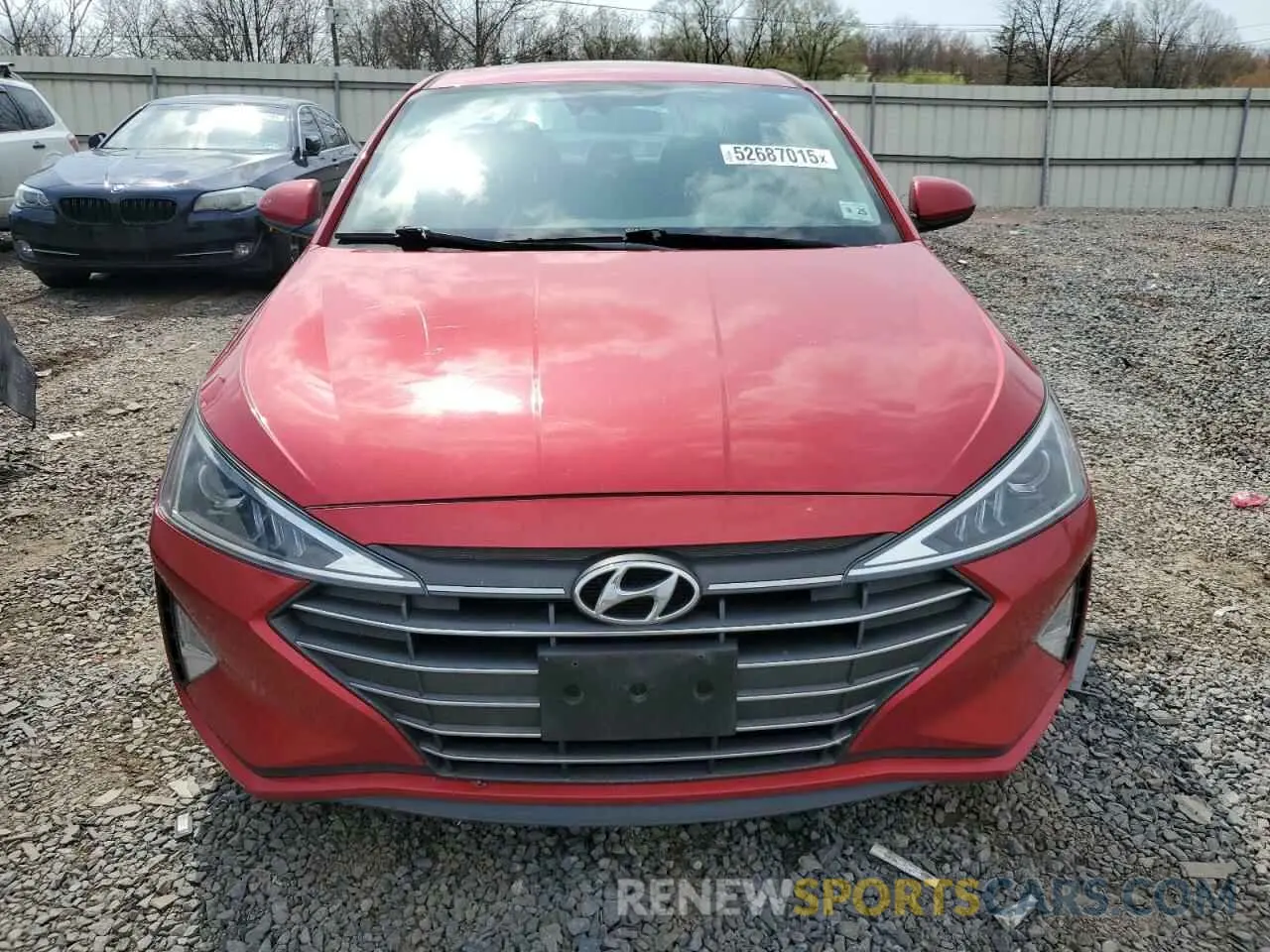 5 Photograph of a damaged car 5NPD84LF5LH551758 HYUNDAI ELANTRA 2020