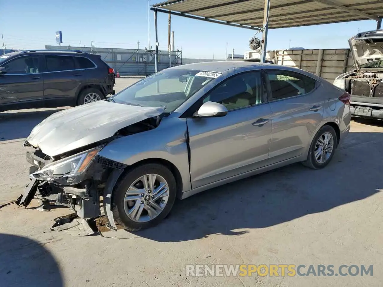 1 Photograph of a damaged car 5NPD84LF5LH561447 HYUNDAI ELANTRA 2020