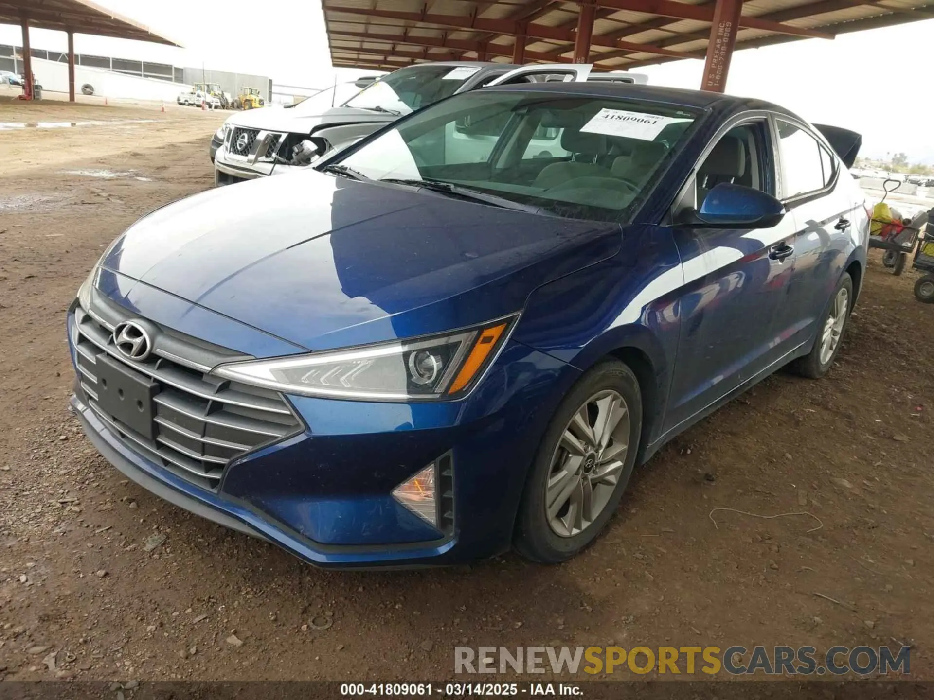 2 Photograph of a damaged car 5NPD84LF5LH561643 HYUNDAI ELANTRA 2020