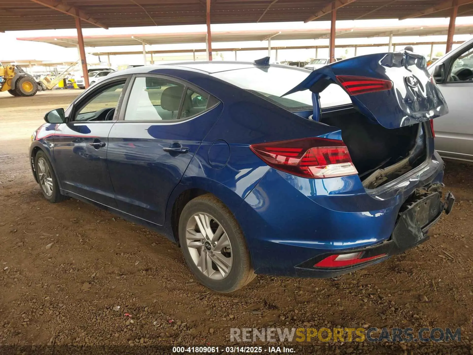 3 Photograph of a damaged car 5NPD84LF5LH561643 HYUNDAI ELANTRA 2020