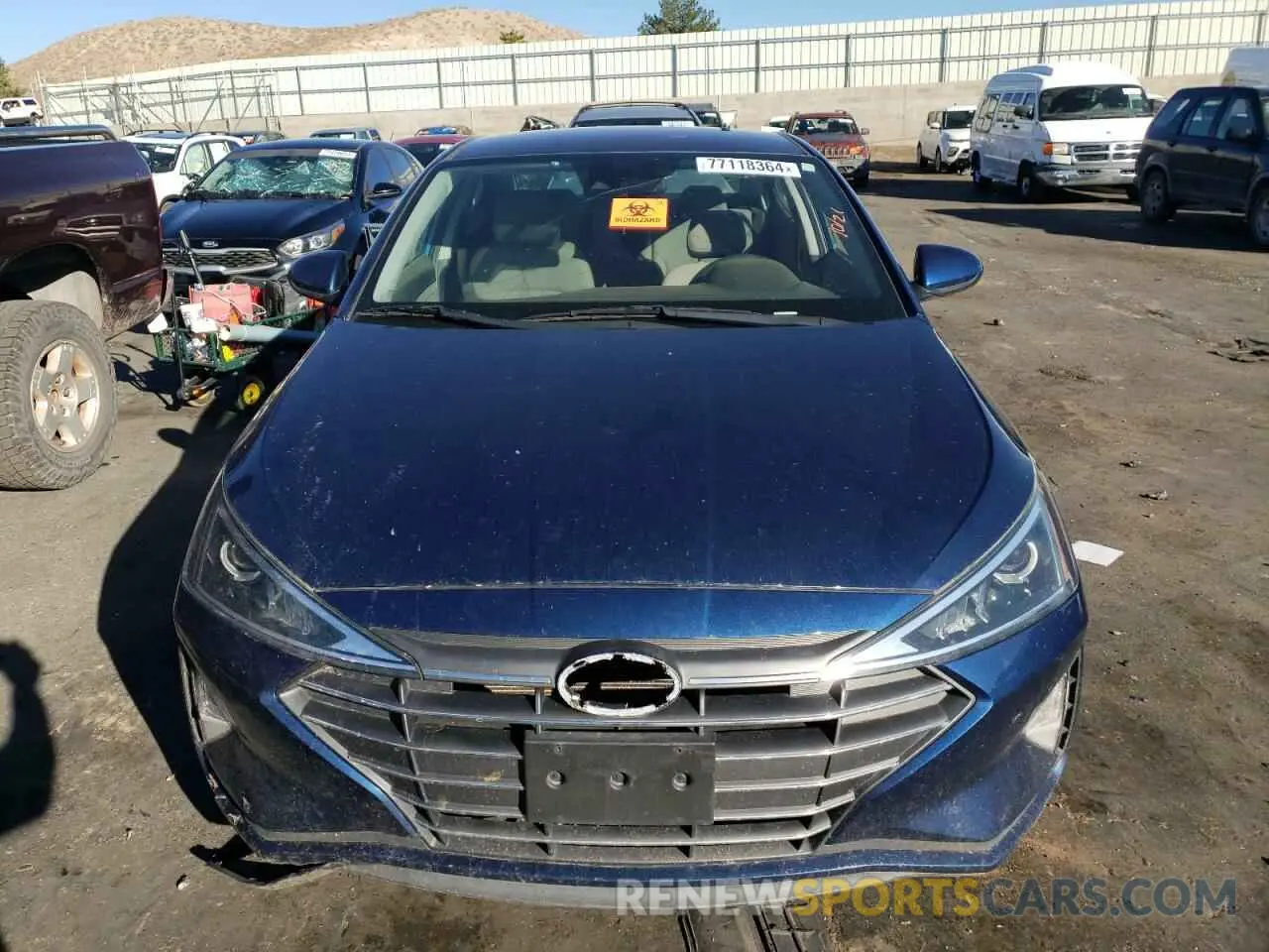 5 Photograph of a damaged car 5NPD84LF5LH571458 HYUNDAI ELANTRA 2020