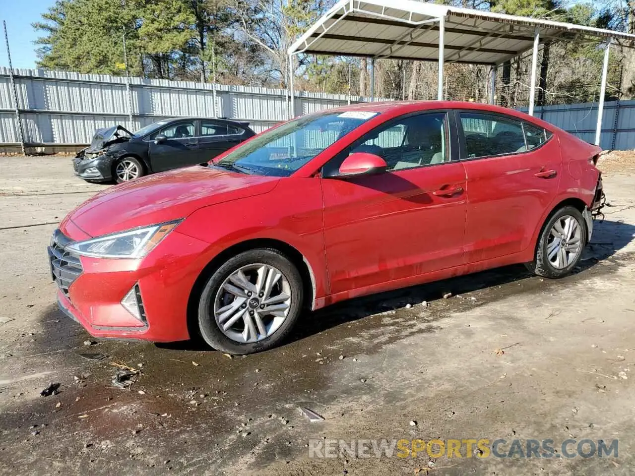 1 Photograph of a damaged car 5NPD84LF5LH574960 HYUNDAI ELANTRA 2020