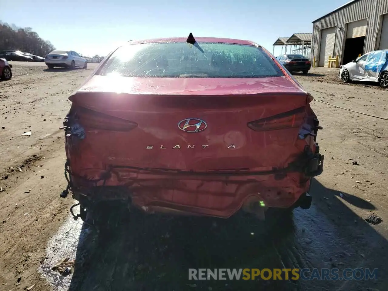 6 Photograph of a damaged car 5NPD84LF5LH574960 HYUNDAI ELANTRA 2020