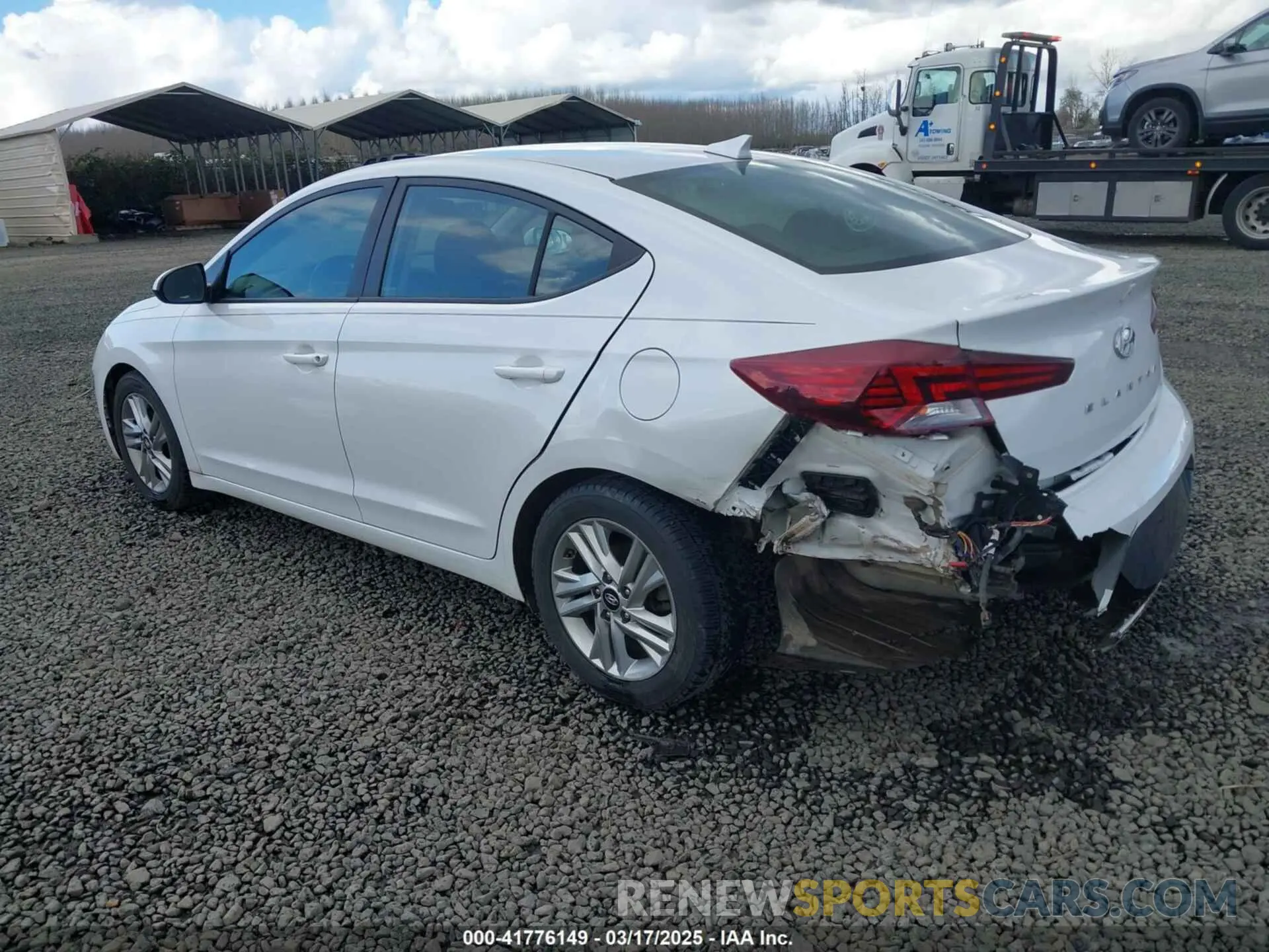3 Photograph of a damaged car 5NPD84LF5LH579222 HYUNDAI ELANTRA 2020