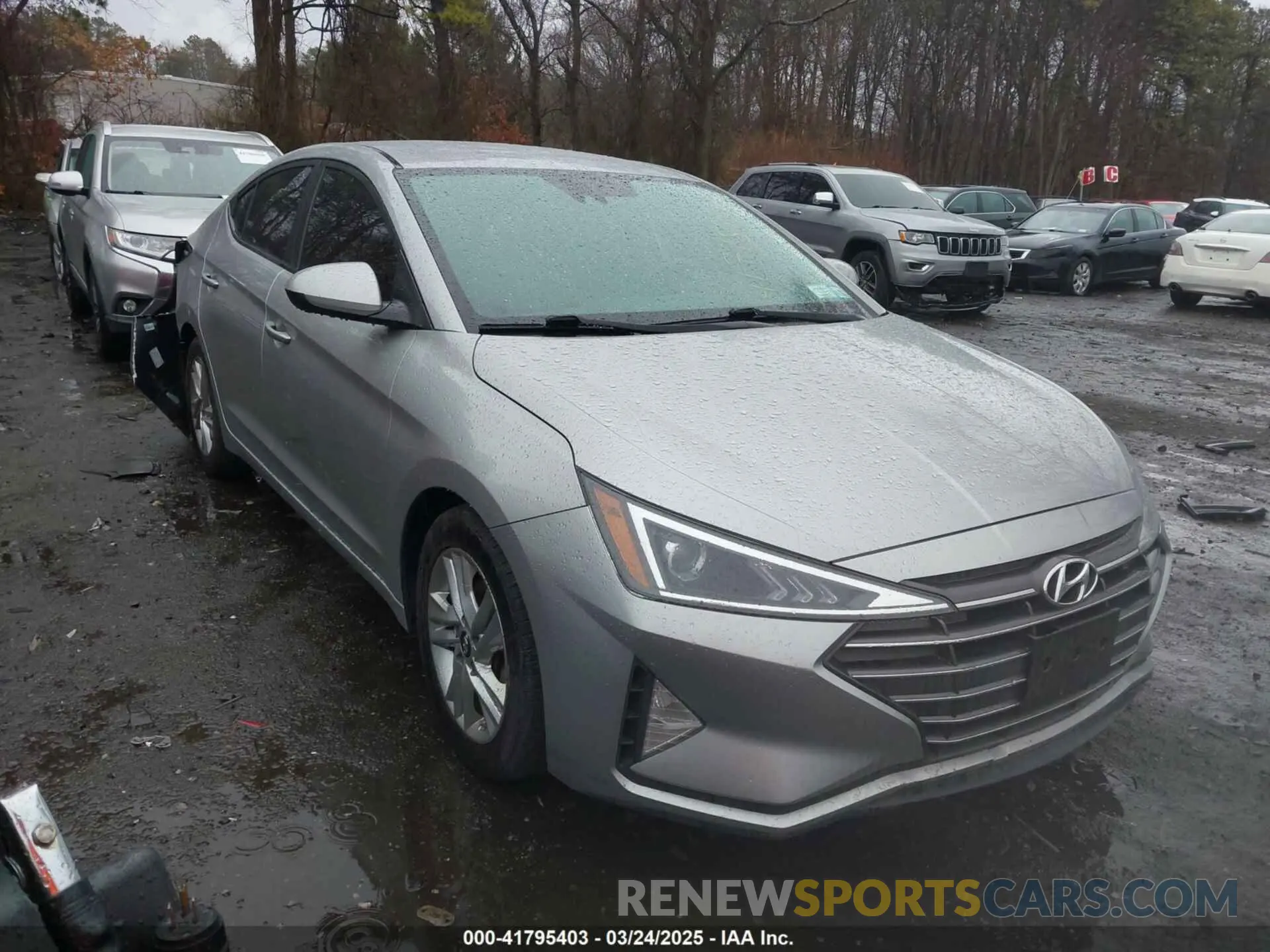 1 Photograph of a damaged car 5NPD84LF5LH587241 HYUNDAI ELANTRA 2020