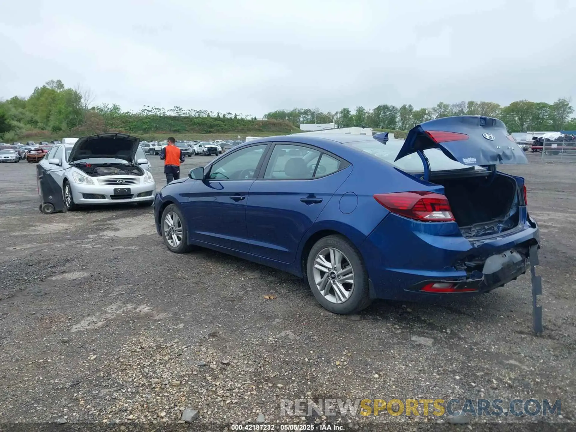 3 Photograph of a damaged car 5NPD84LF5LH600229 HYUNDAI ELANTRA 2020