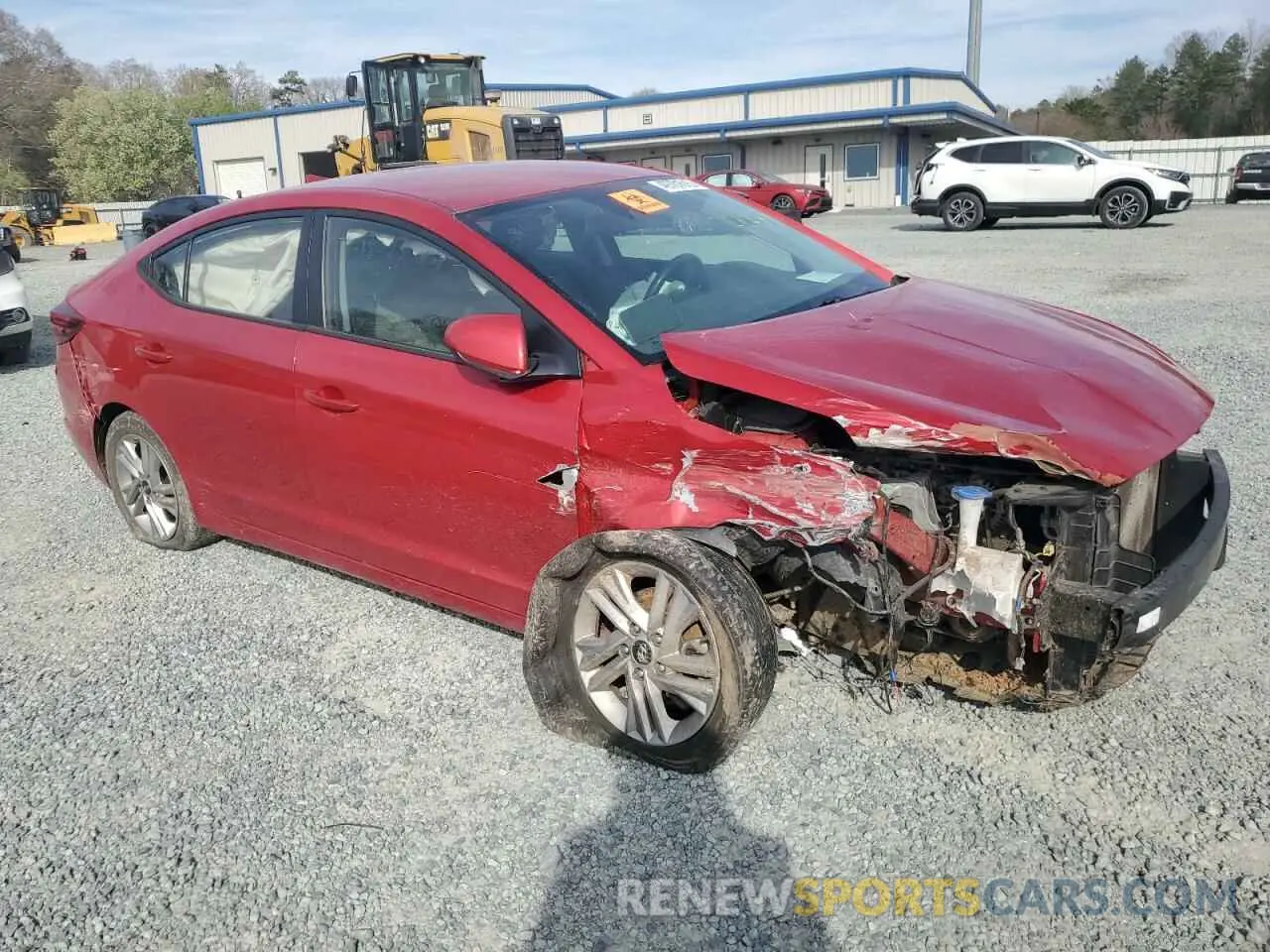 4 Photograph of a damaged car 5NPD84LF5LH622019 HYUNDAI ELANTRA 2020