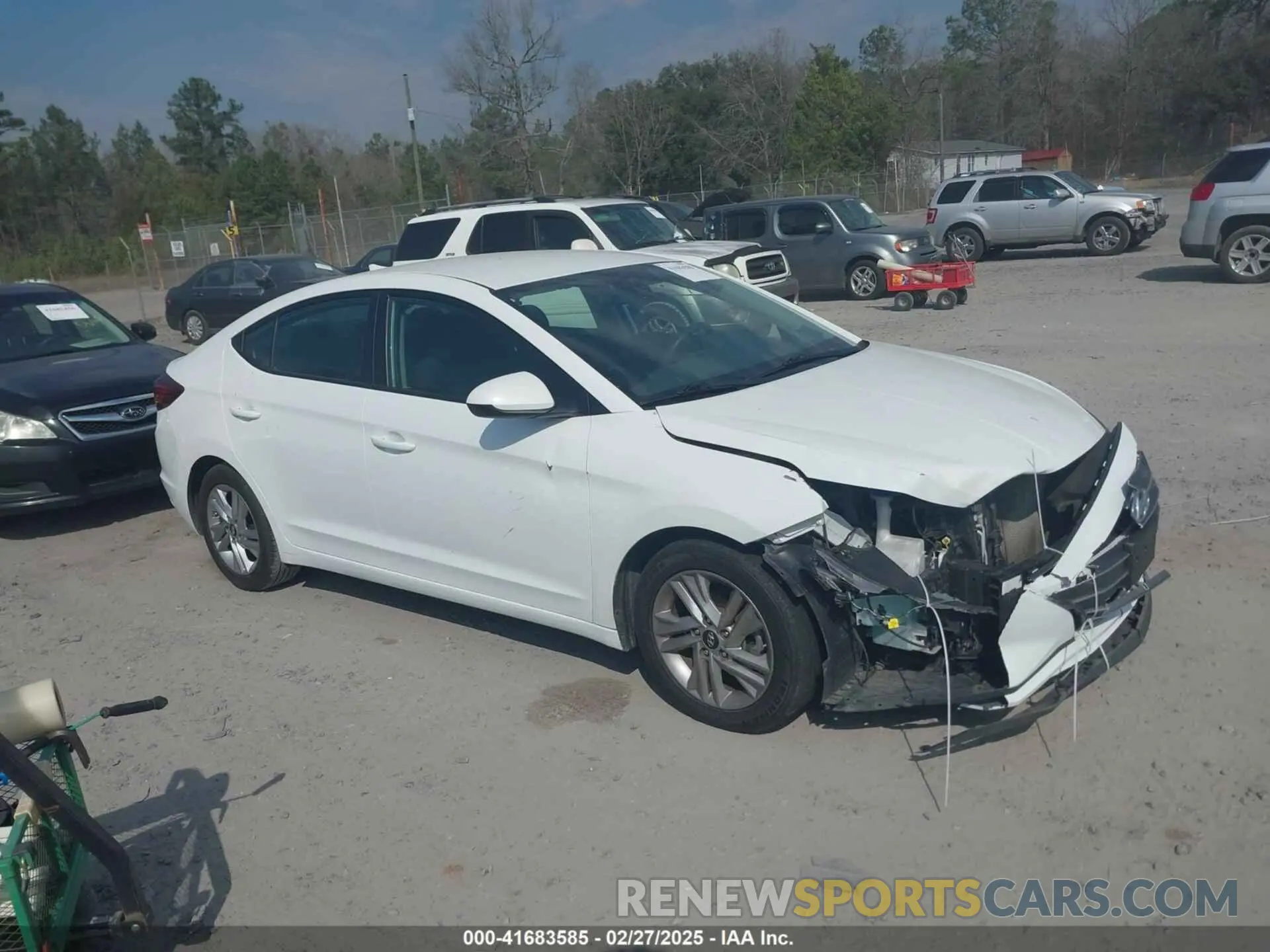 1 Photograph of a damaged car 5NPD84LF5LH624563 HYUNDAI ELANTRA 2020