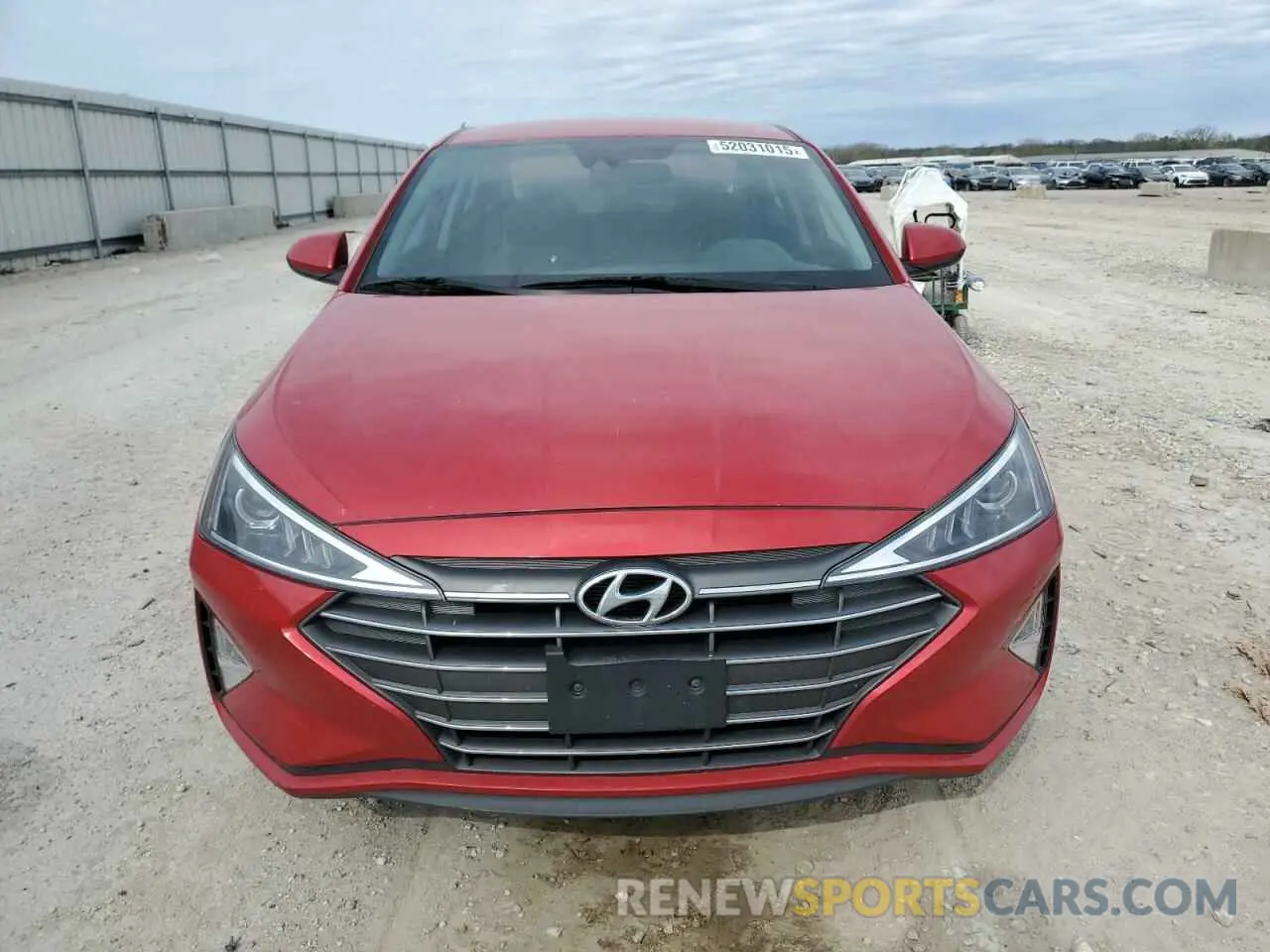 5 Photograph of a damaged car 5NPD84LF5LH626992 HYUNDAI ELANTRA 2020