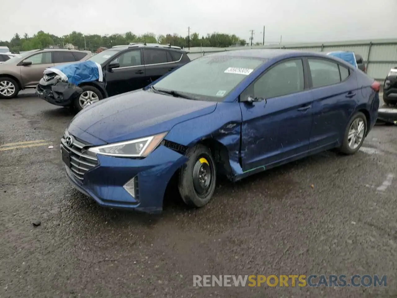 1 Photograph of a damaged car 5NPD84LF5LH627589 HYUNDAI ELANTRA 2020