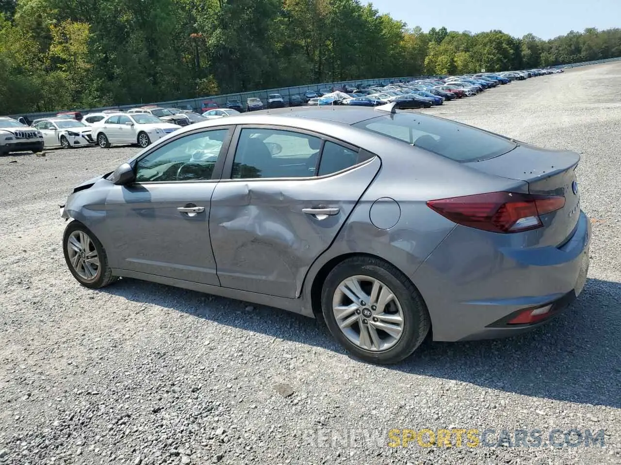 2 Photograph of a damaged car 5NPD84LF6LH521488 HYUNDAI ELANTRA 2020