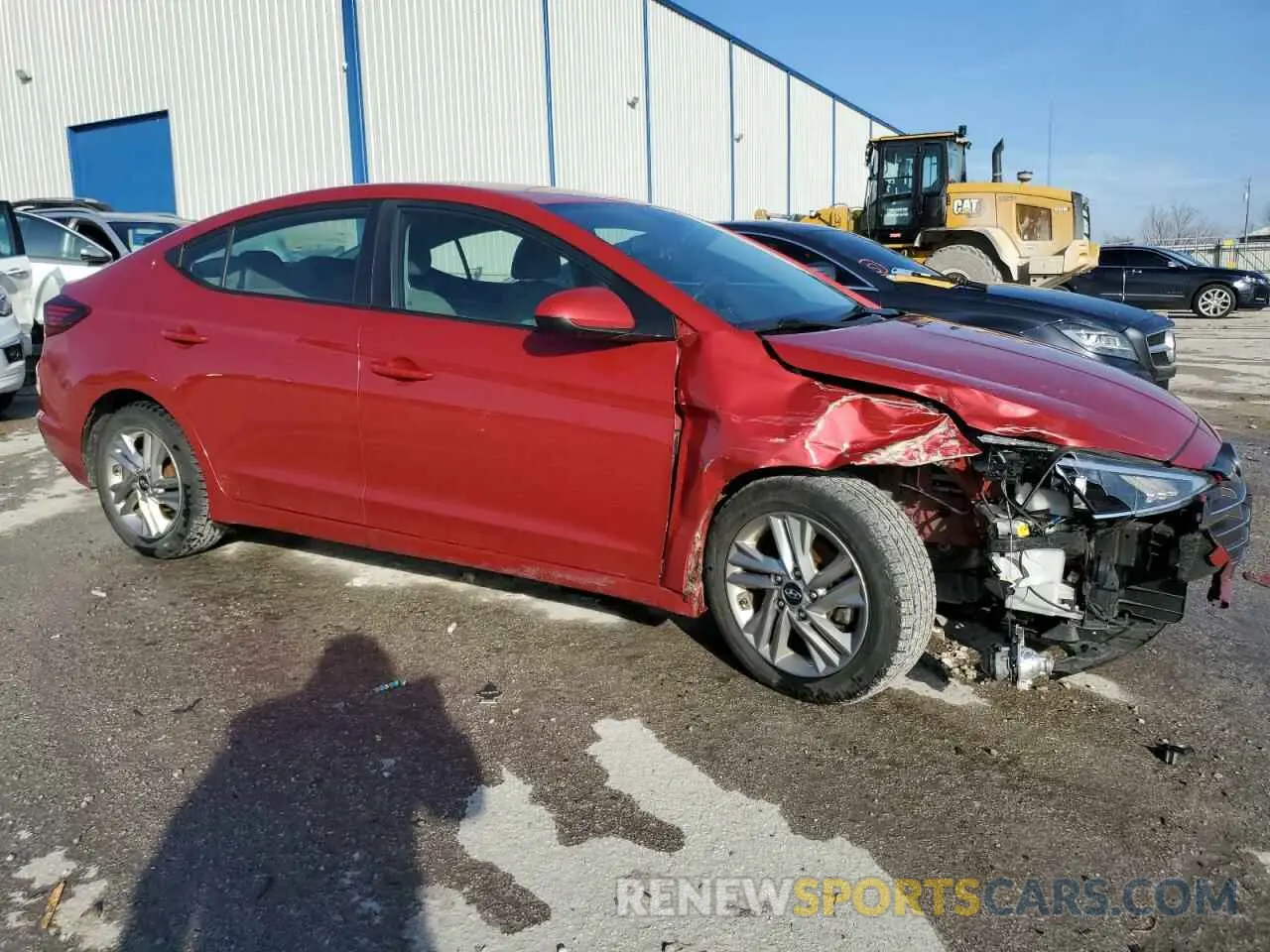 4 Photograph of a damaged car 5NPD84LF6LH527307 HYUNDAI ELANTRA 2020