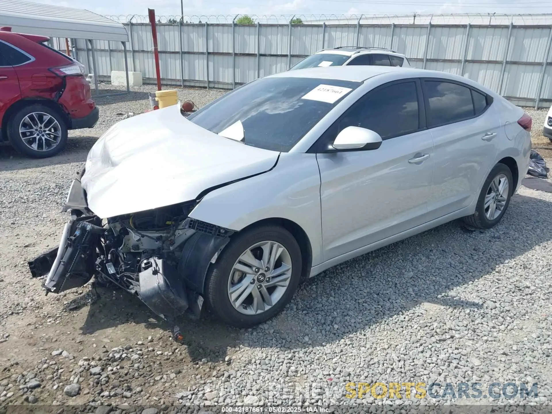 2 Photograph of a damaged car 5NPD84LF6LH528764 HYUNDAI ELANTRA 2020
