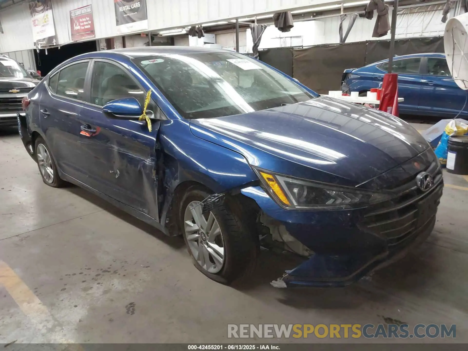1 Photograph of a damaged car 5NPD84LF6LH546472 HYUNDAI ELANTRA 2020