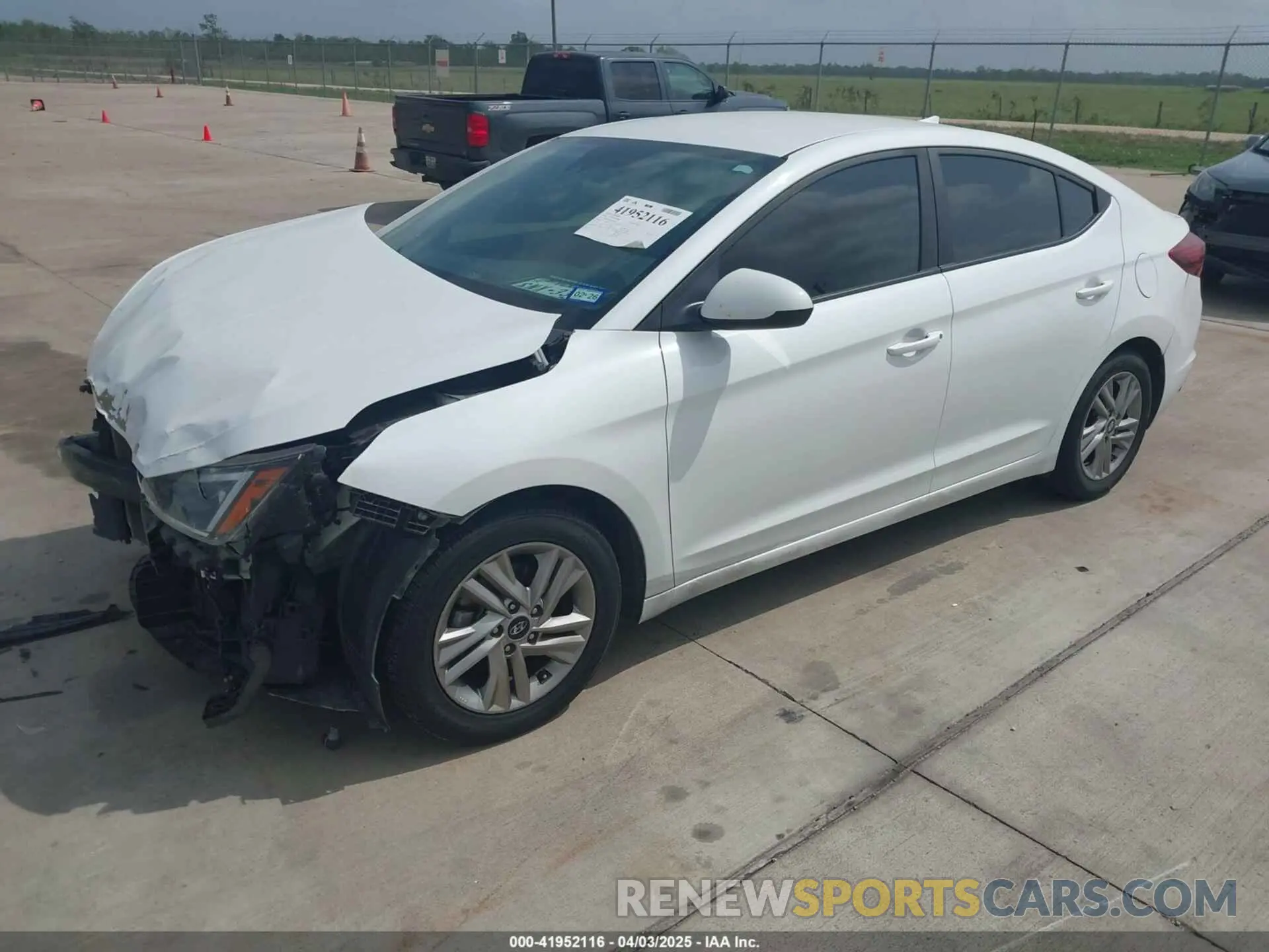 2 Photograph of a damaged car 5NPD84LF6LH547234 HYUNDAI ELANTRA 2020