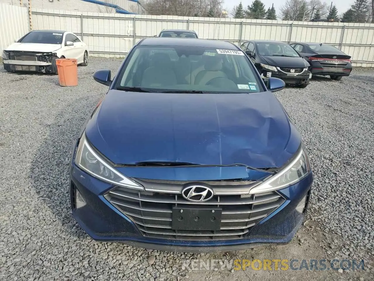 5 Photograph of a damaged car 5NPD84LF6LH554605 HYUNDAI ELANTRA 2020