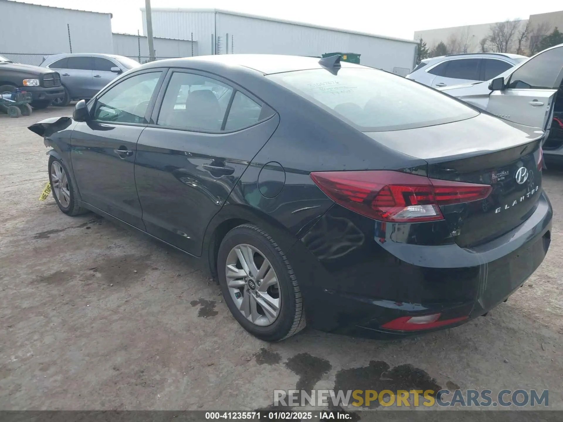 3 Photograph of a damaged car 5NPD84LF6LH568553 HYUNDAI ELANTRA 2020