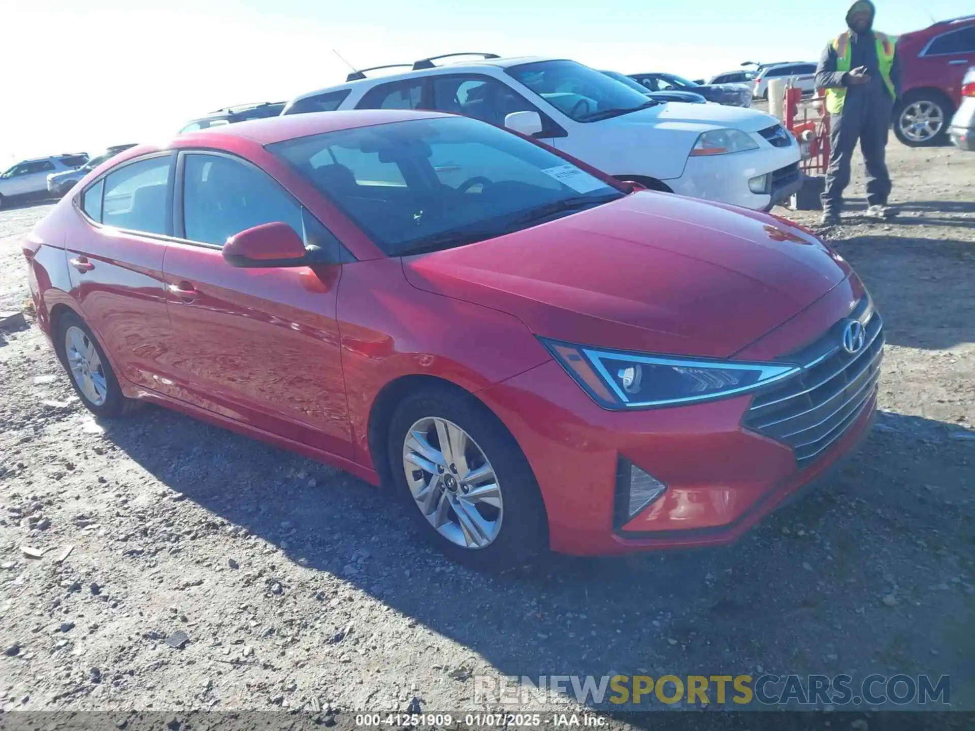 1 Photograph of a damaged car 5NPD84LF6LH568861 HYUNDAI ELANTRA 2020