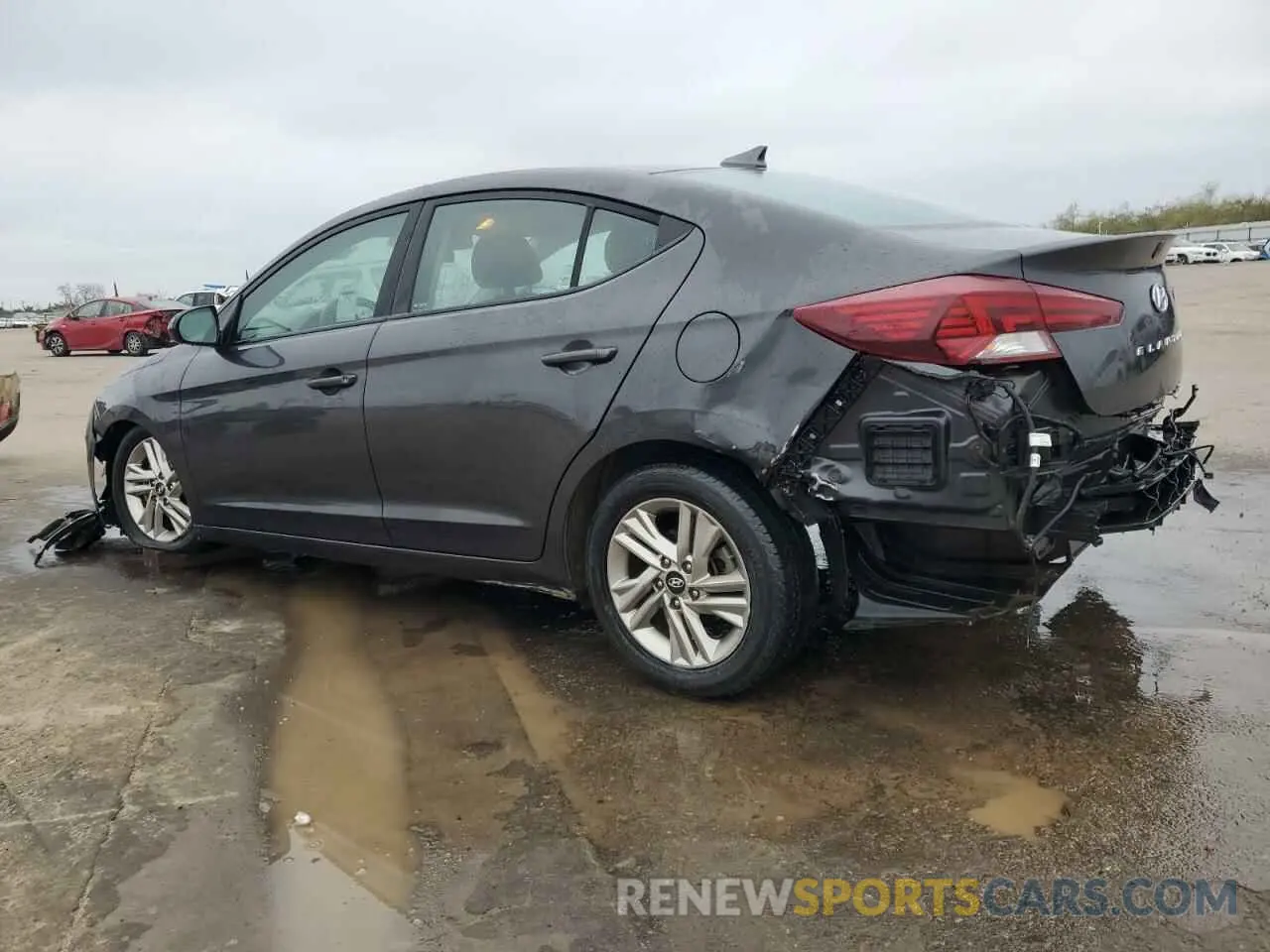 2 Photograph of a damaged car 5NPD84LF6LH571307 HYUNDAI ELANTRA 2020