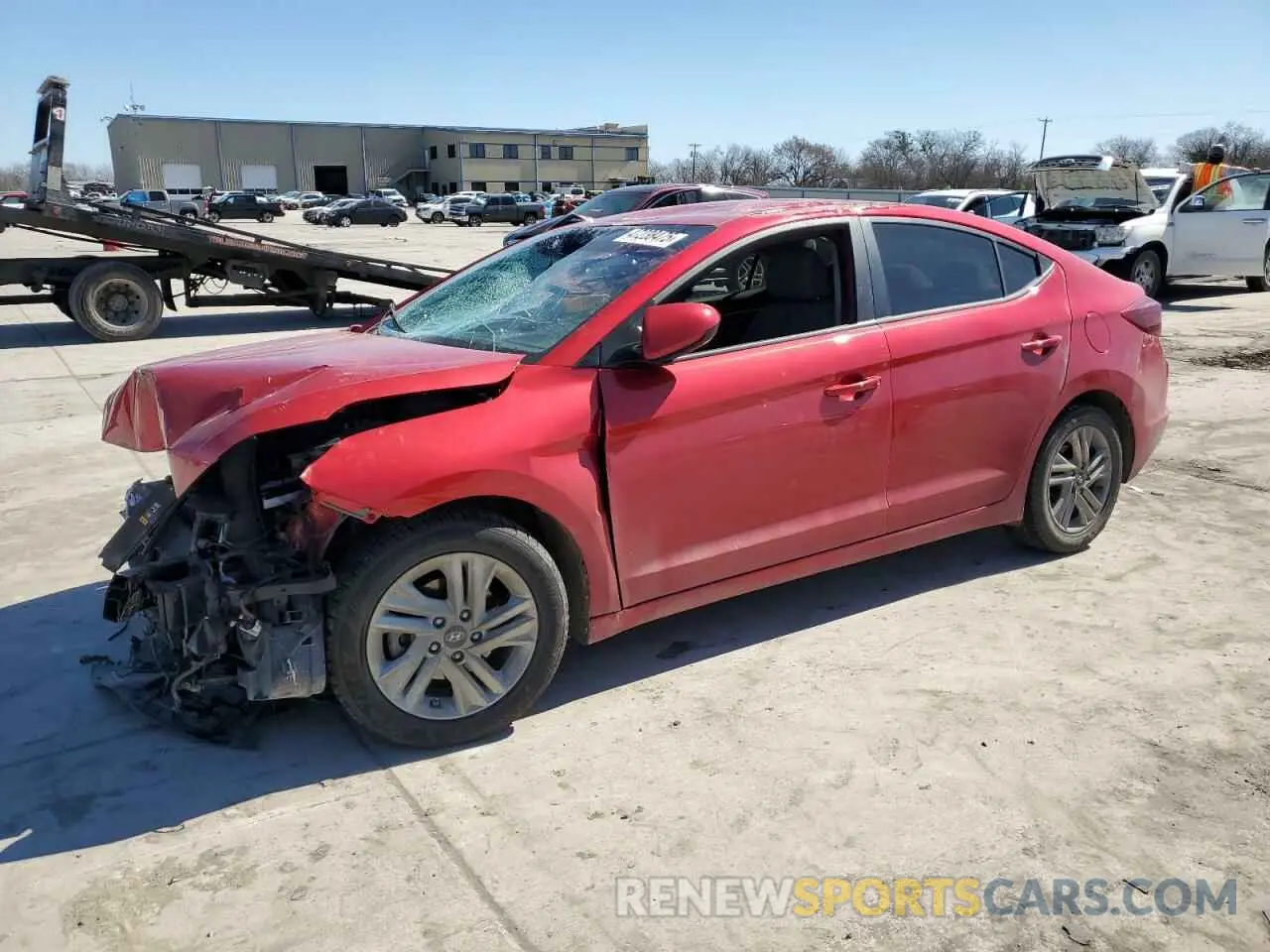 1 Photograph of a damaged car 5NPD84LF6LH580136 HYUNDAI ELANTRA 2020