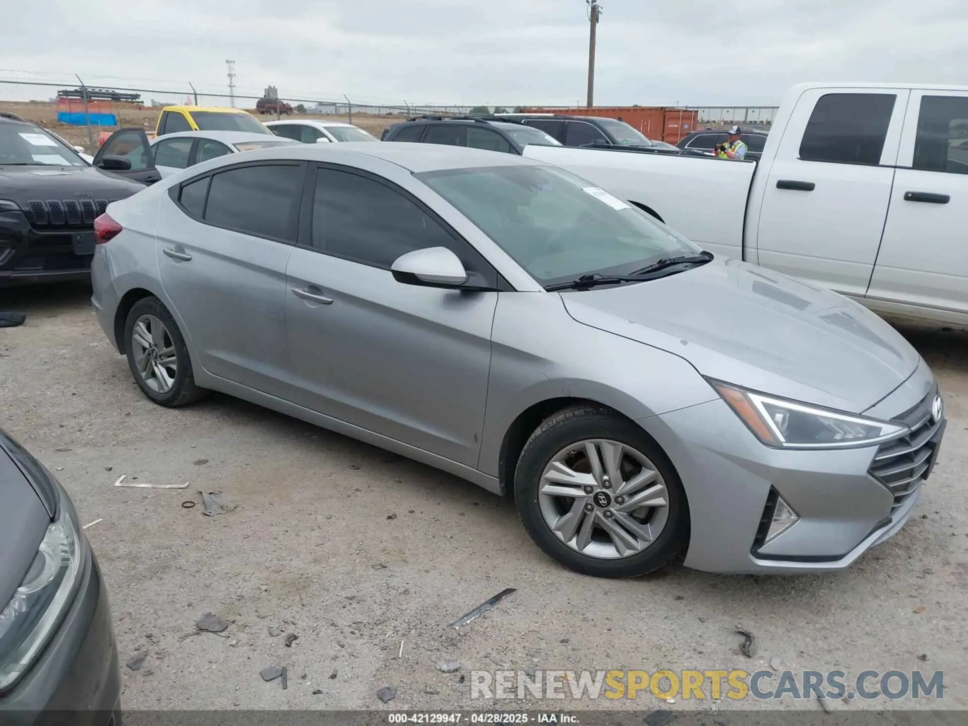 1 Photograph of a damaged car 5NPD84LF6LH580153 HYUNDAI ELANTRA 2020