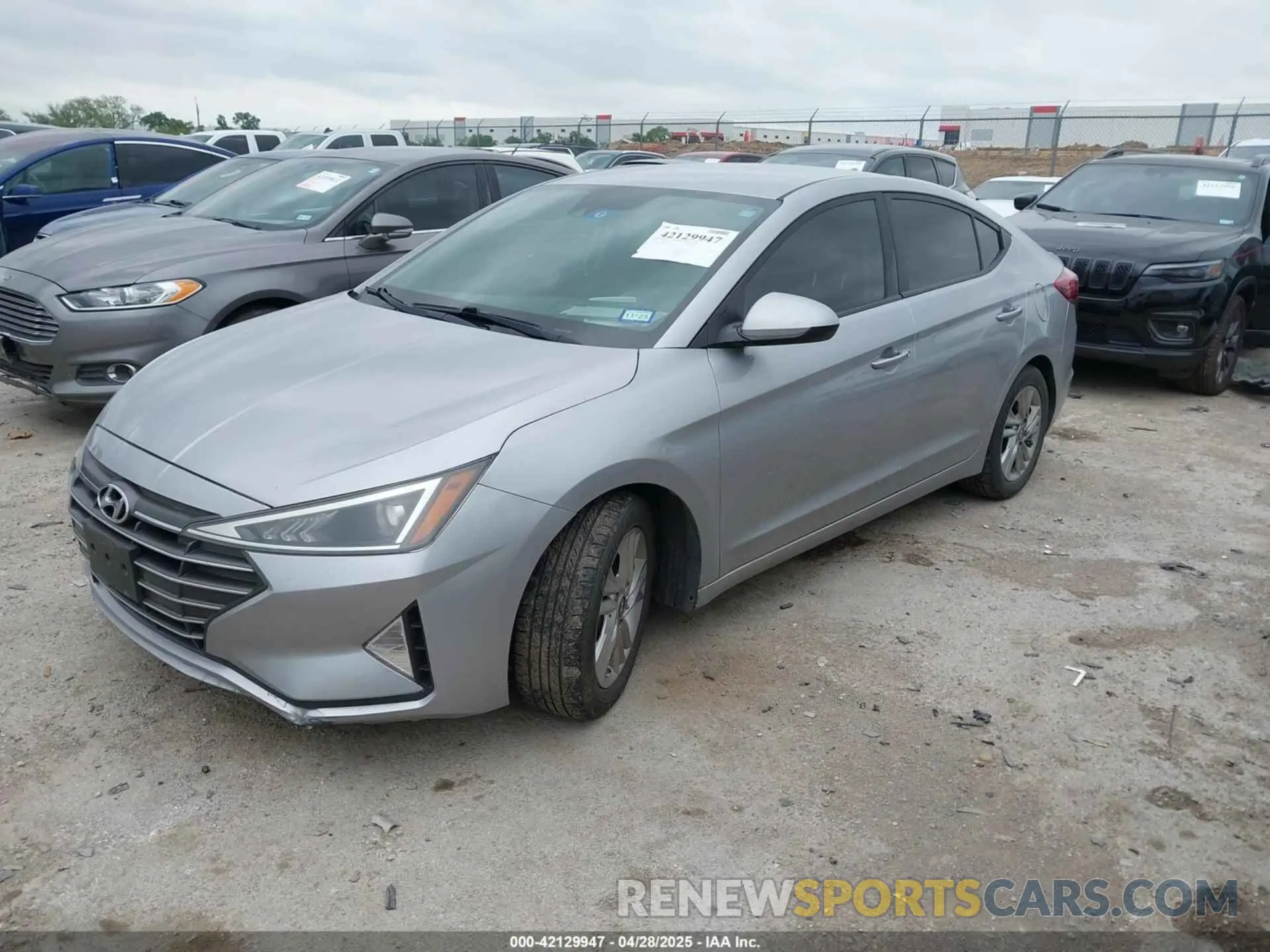 2 Photograph of a damaged car 5NPD84LF6LH580153 HYUNDAI ELANTRA 2020