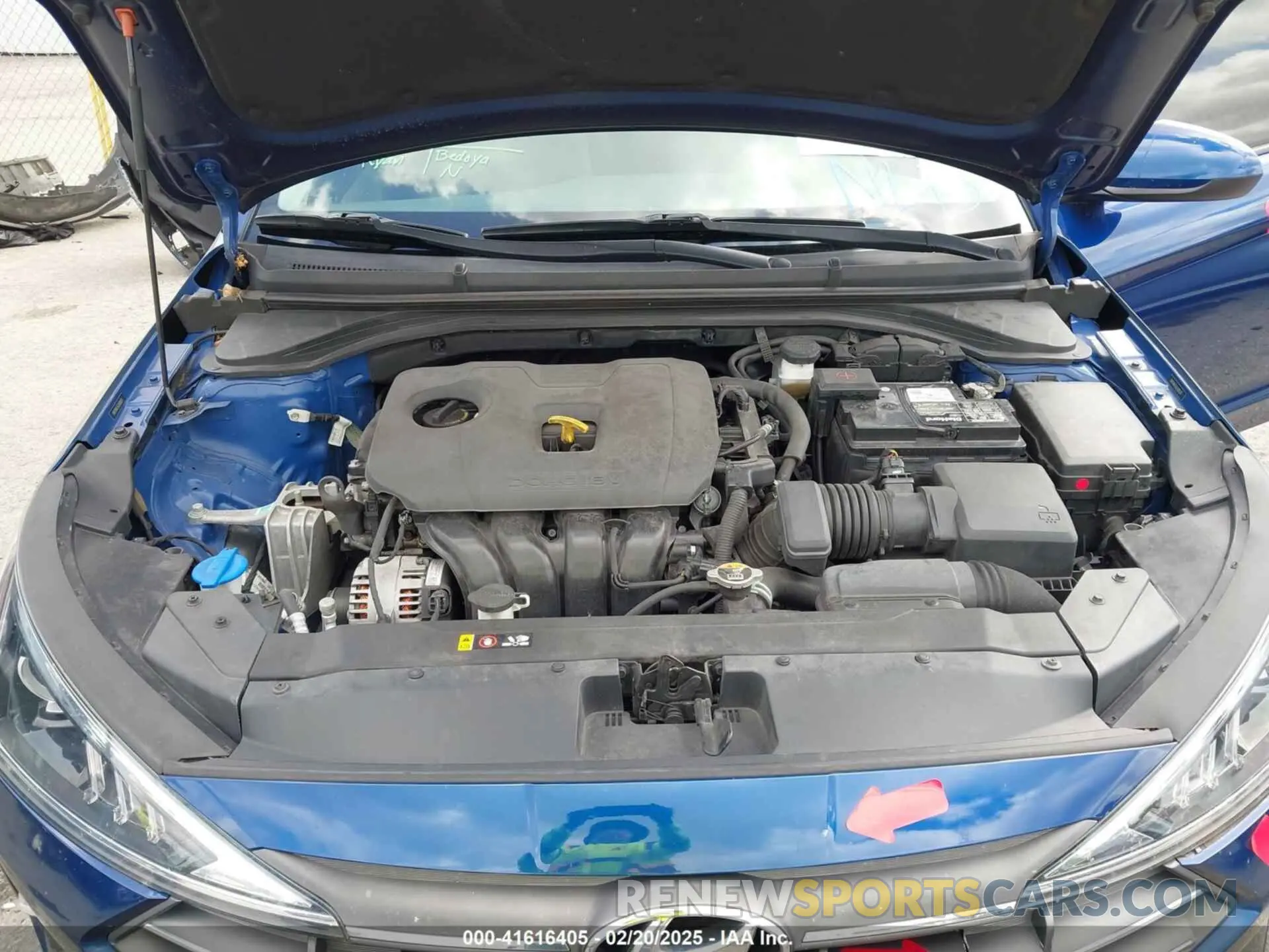 10 Photograph of a damaged car 5NPD84LF6LH580539 HYUNDAI ELANTRA 2020