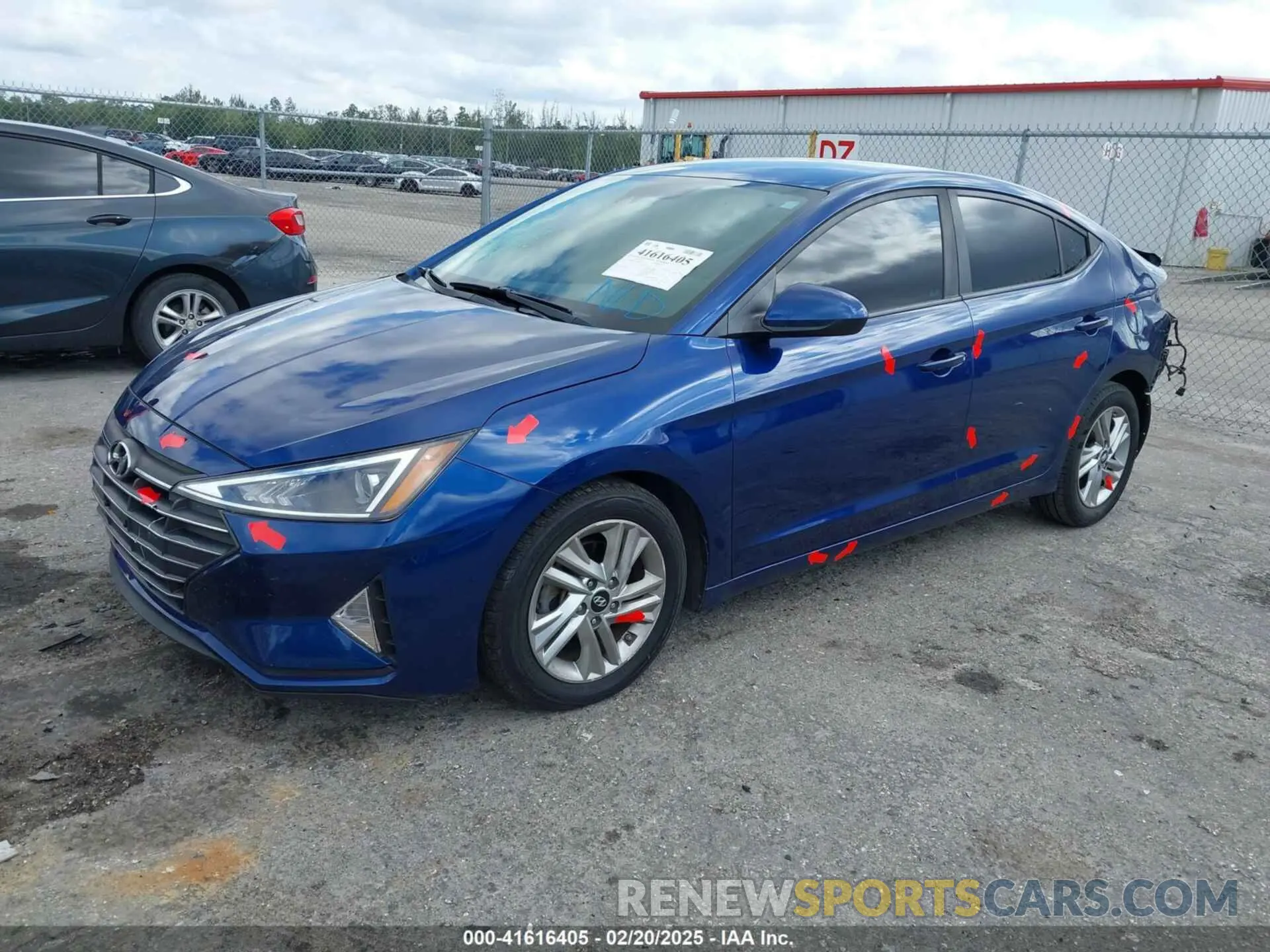 2 Photograph of a damaged car 5NPD84LF6LH580539 HYUNDAI ELANTRA 2020