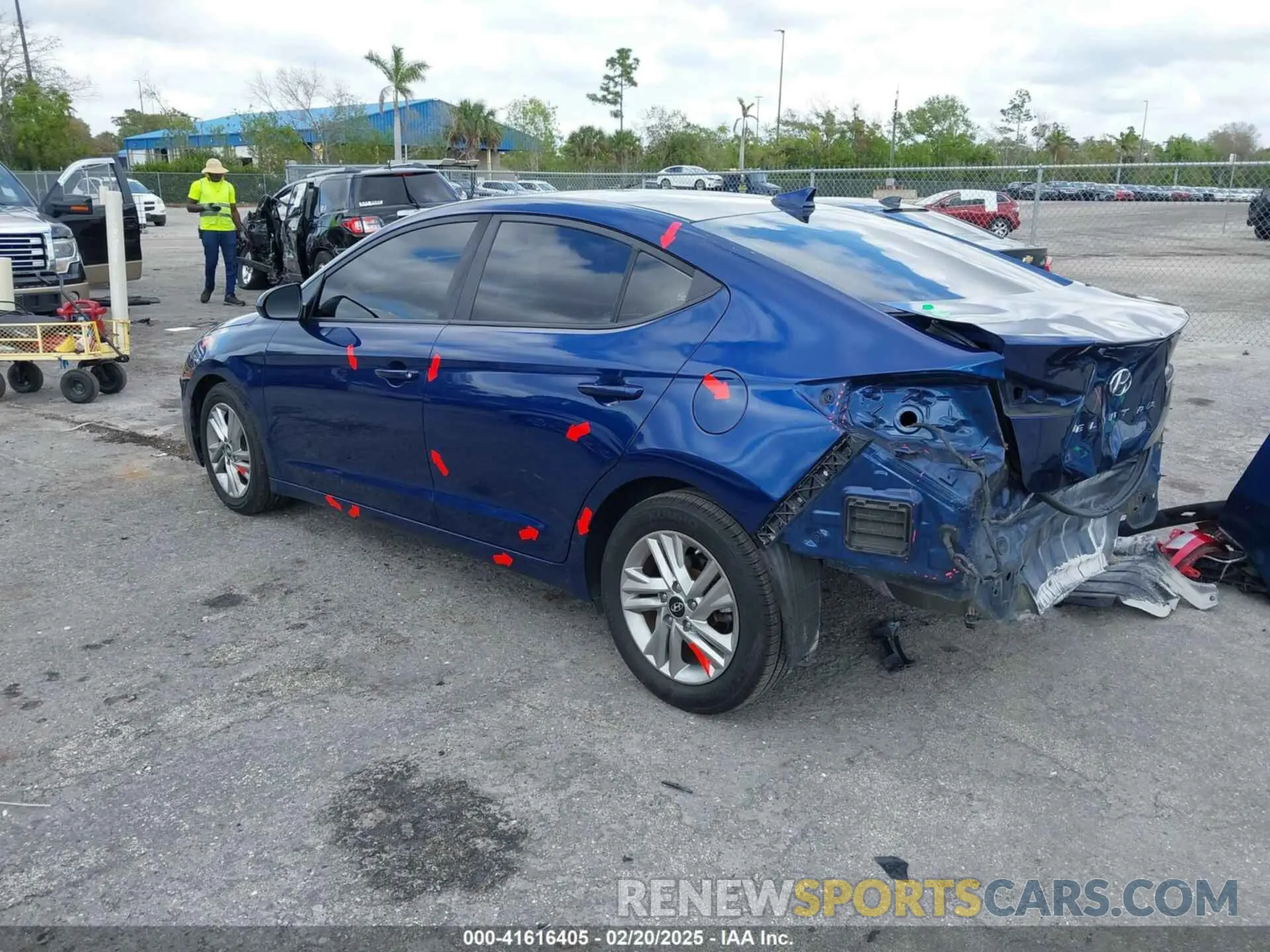 3 Photograph of a damaged car 5NPD84LF6LH580539 HYUNDAI ELANTRA 2020